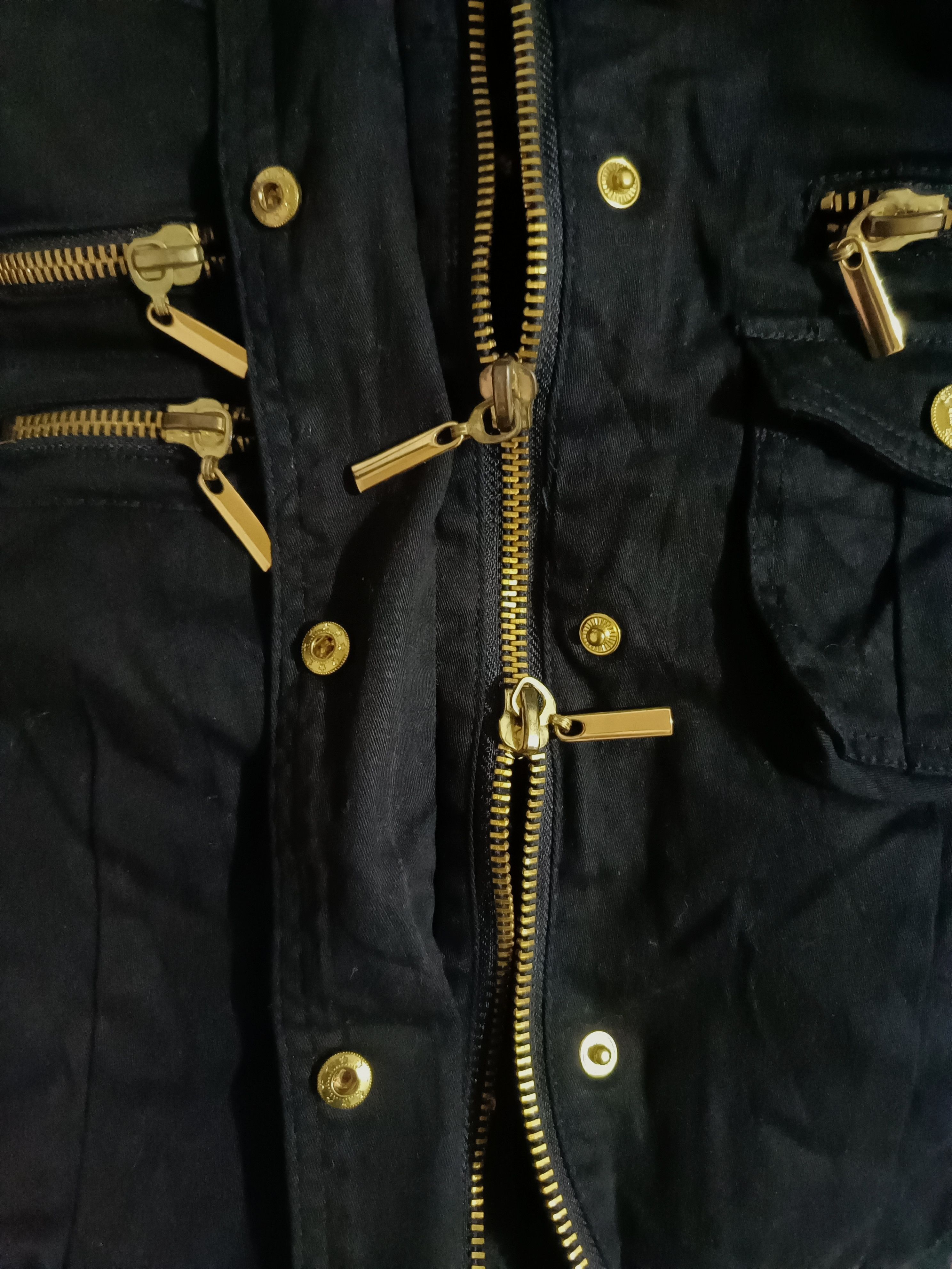 14th Addiction CELIL Mc BEE Goth 2 Zip Back Strap jacket Double Inner Size M / US 6-8 / IT 42-44 - 6 Thumbnail