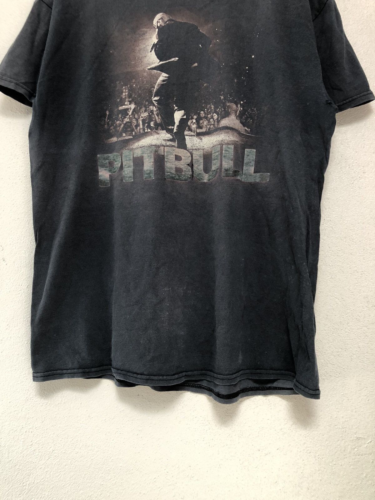 Band Tees Vintage Distressed Pitbull Size US L / EU 52-54 / 3 - 5 Thumbnail