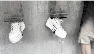 Rick Owens Rick Owens x Converse DRKSHDW DBL DRKSTAR Platform Trainers Size US 10 / EU 43 - 2 Thumbnail