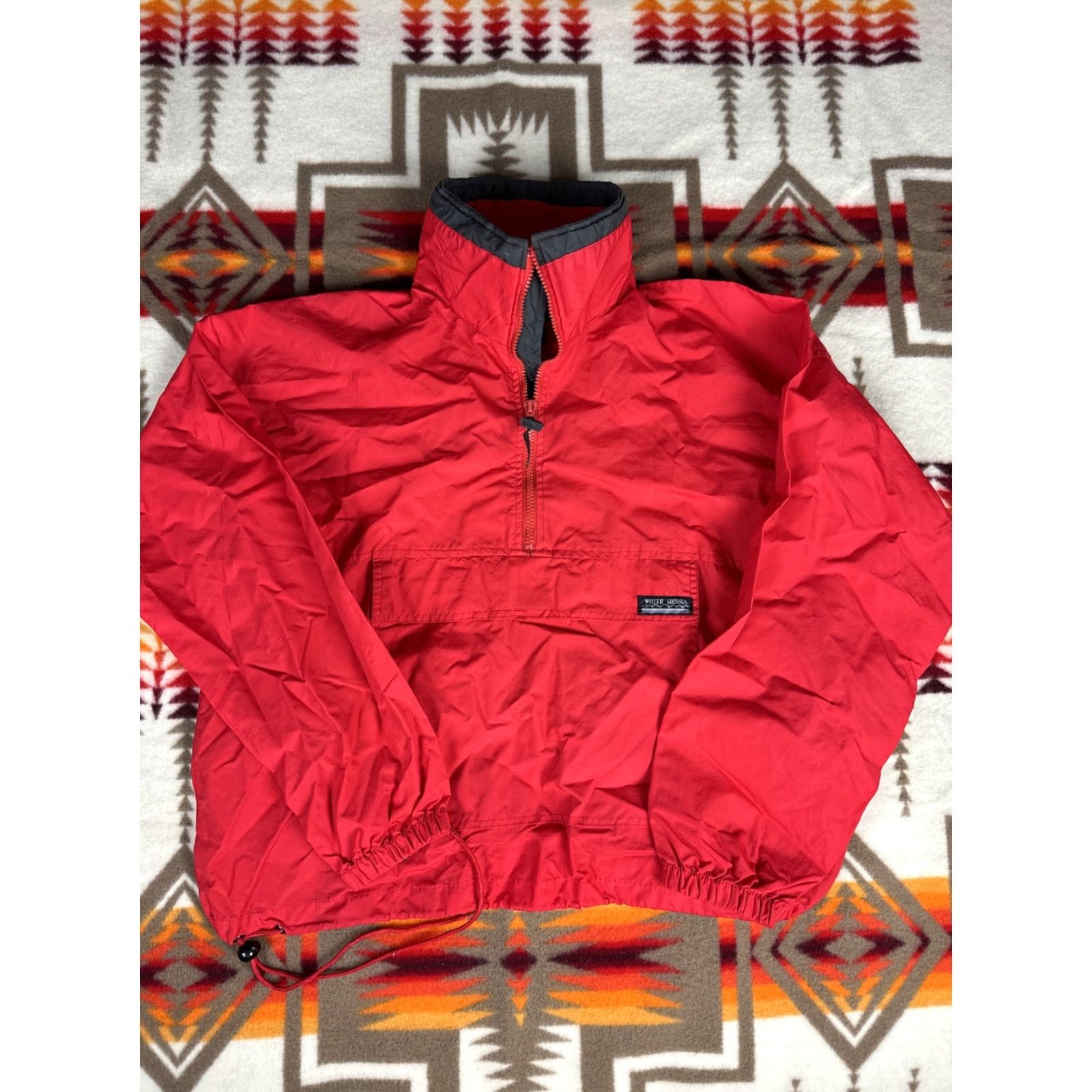 Vintage VINTAGE White Sierra Mens Anorak Windbreaker Jacket Red M Mens Size US M / EU 48-50 / 2 - 2 Thumbnail