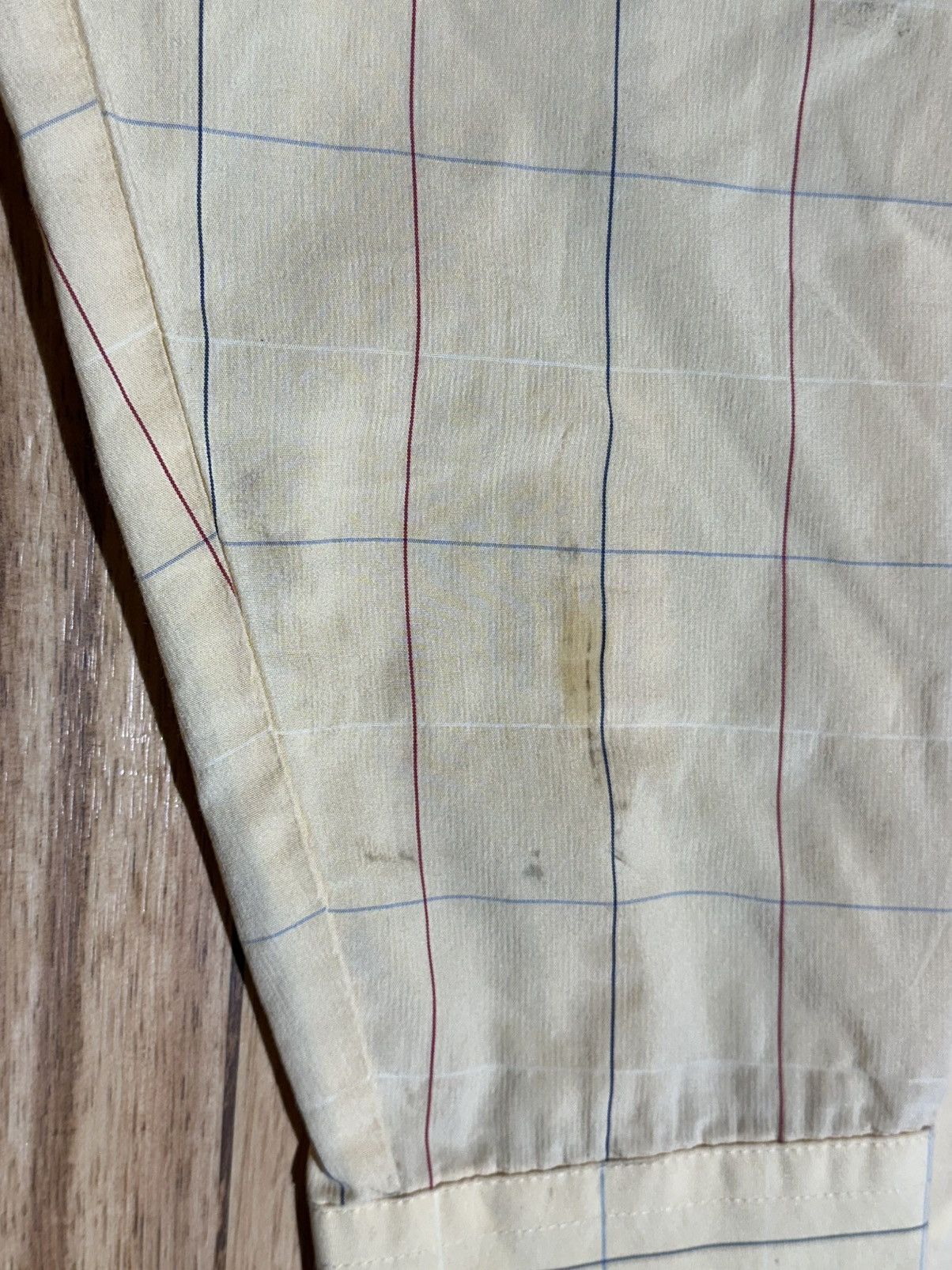 Wrangler Wrangler Twenty X Men's Cream Checkered Shirt Size US L / EU 52-54 / 3 - 9 Thumbnail
