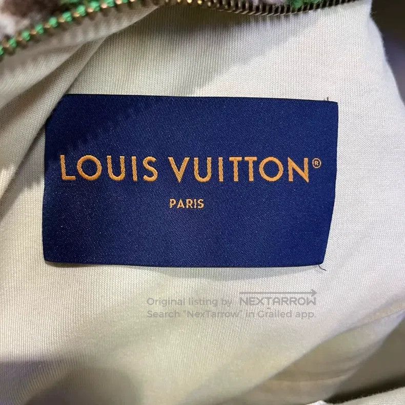 Louis Vuitton Louis Vuitton Green Logo print stand-up waist casual jacke Size US XL / EU 56 / 4 - 2 Thumbnail