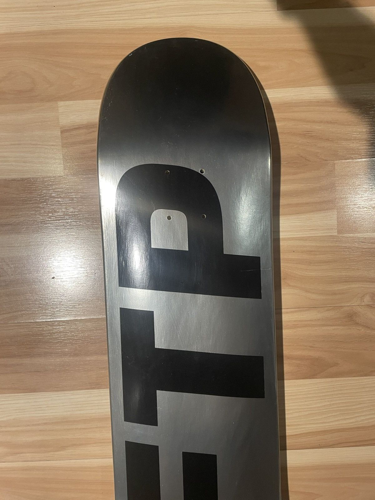 Fuck The Population Ftp logo skateboard deck Silver Size ONE SIZE - 4 Thumbnail