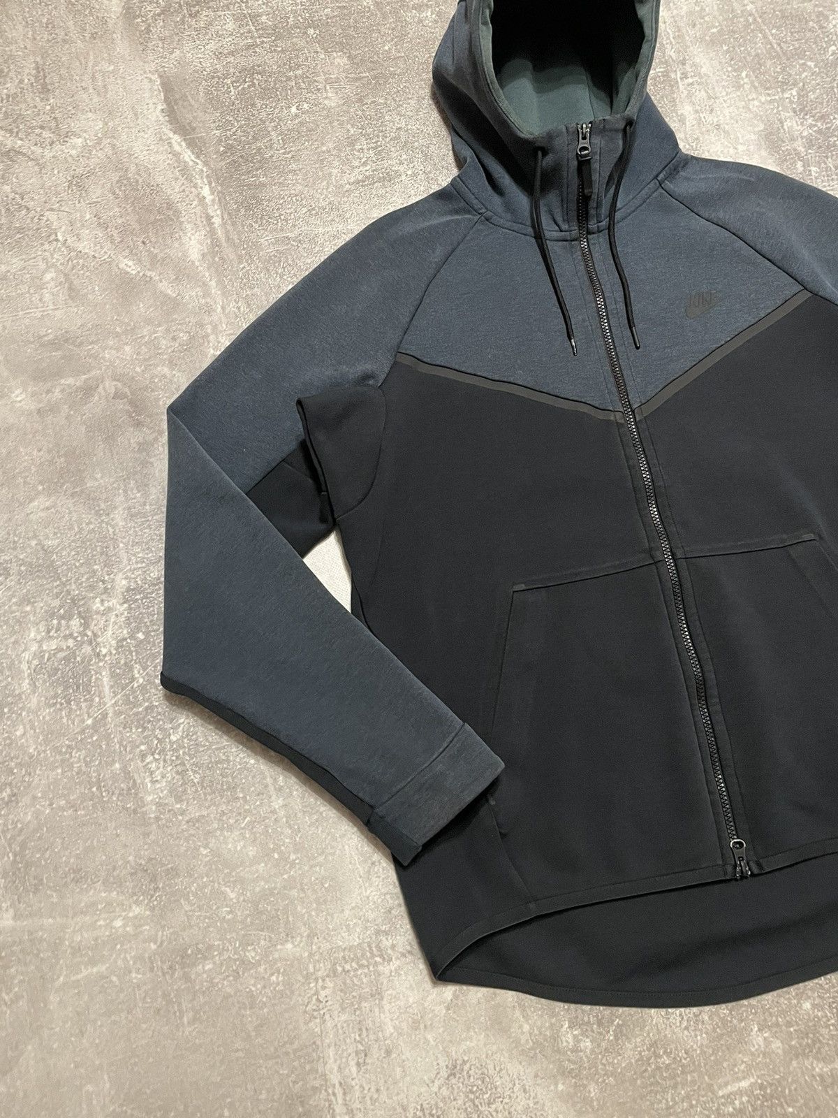Nike × Vintage Vintage Nike Tach Fleece Zip-Up Hoodie Size US L / EU 52-54 / 3 - 4 Thumbnail