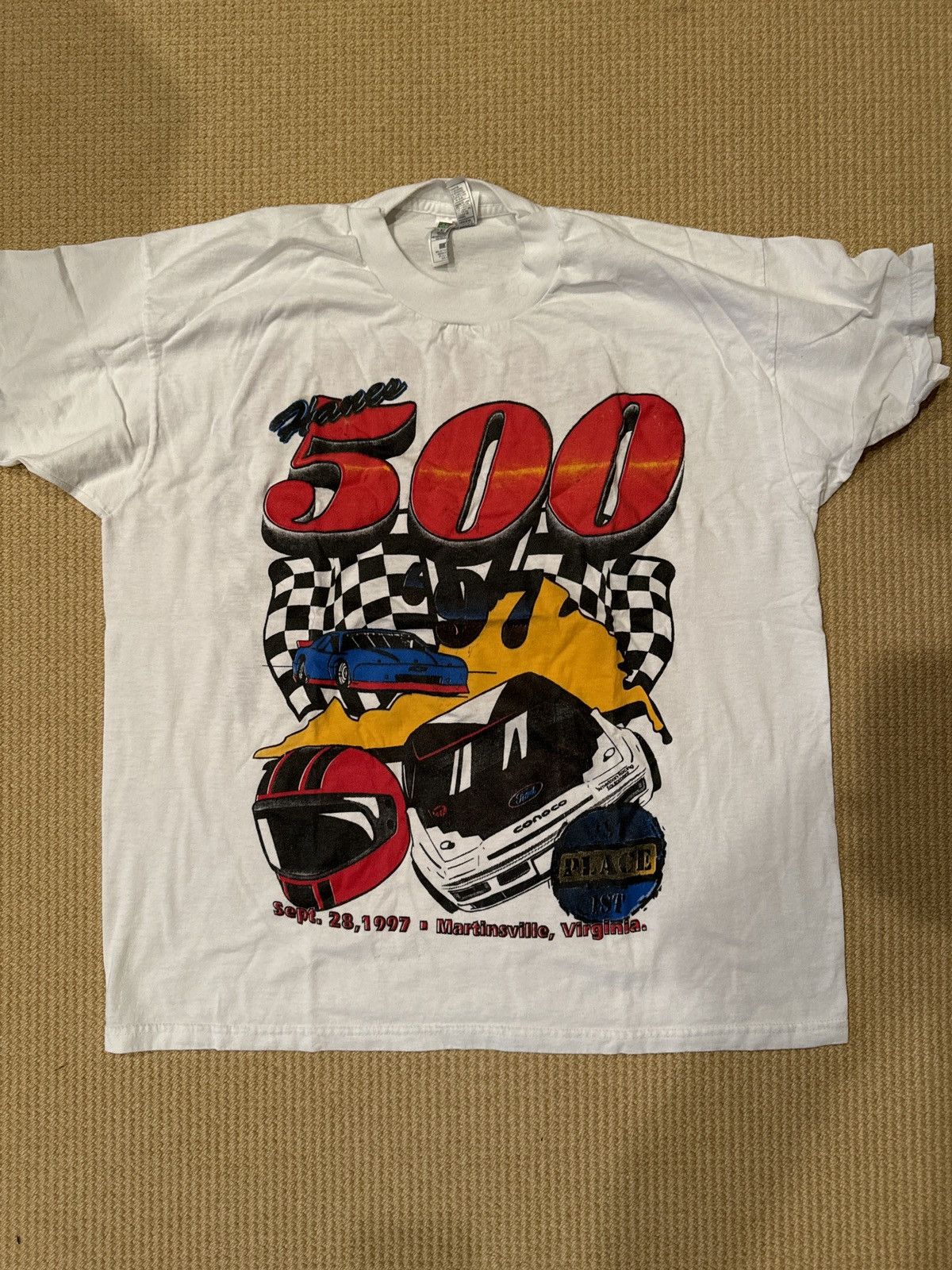 NASCAR Vintage NASCAR T shirt from 1997 Size US XL / EU 56 / 4 - 3 Thumbnail