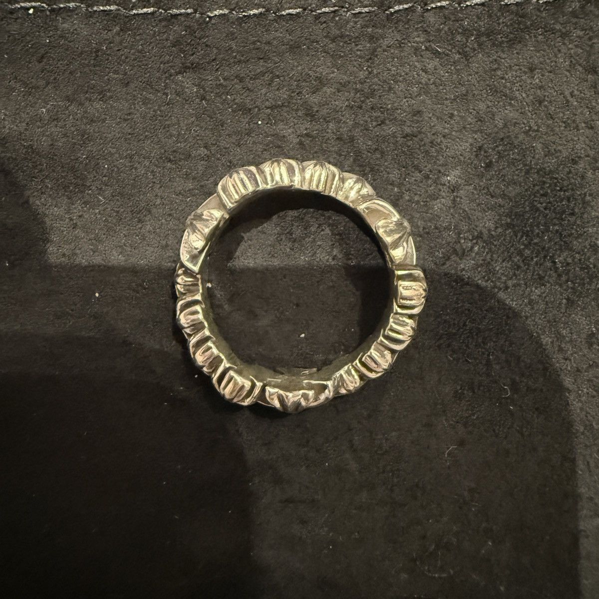 Chrome Hearts Chrome Hearts tiny plus cross ring 9mm Size ONE SIZE - 4 Thumbnail