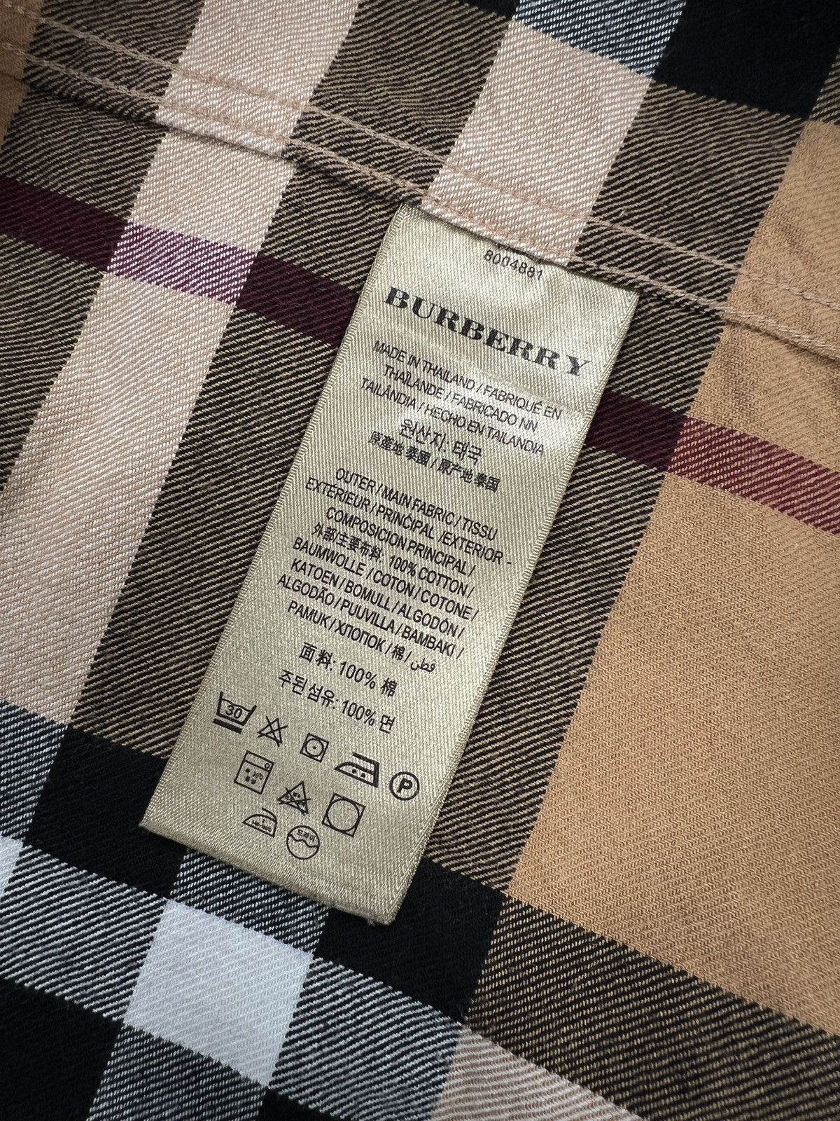 Burberry Burberry Nova Check Flannel Shirt Size US M / EU 48-50 / 2 - 6 Thumbnail