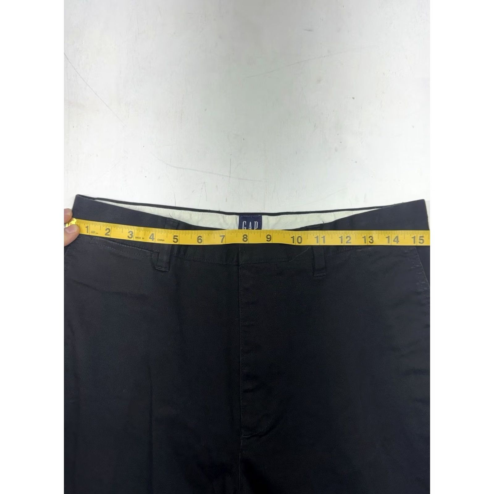 Gap VINTAGE Gap Chino Pants Wide-Leg Carpenter 32x30 Black 90s Grunge Retro Men's Pants Size US 32 / EU 48 - 4 Thumbnail