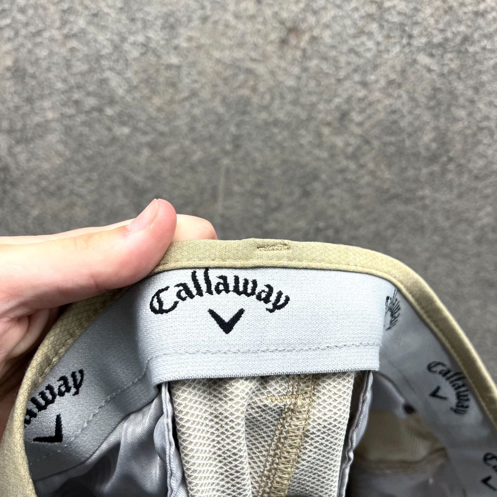 Callaway VINTAGE Callaway Shorts Mens 34 Khaki Chino Flat Front Tan Beige Golf Golfer Mens Size US 34 / EU 50 - 6 Thumbnail