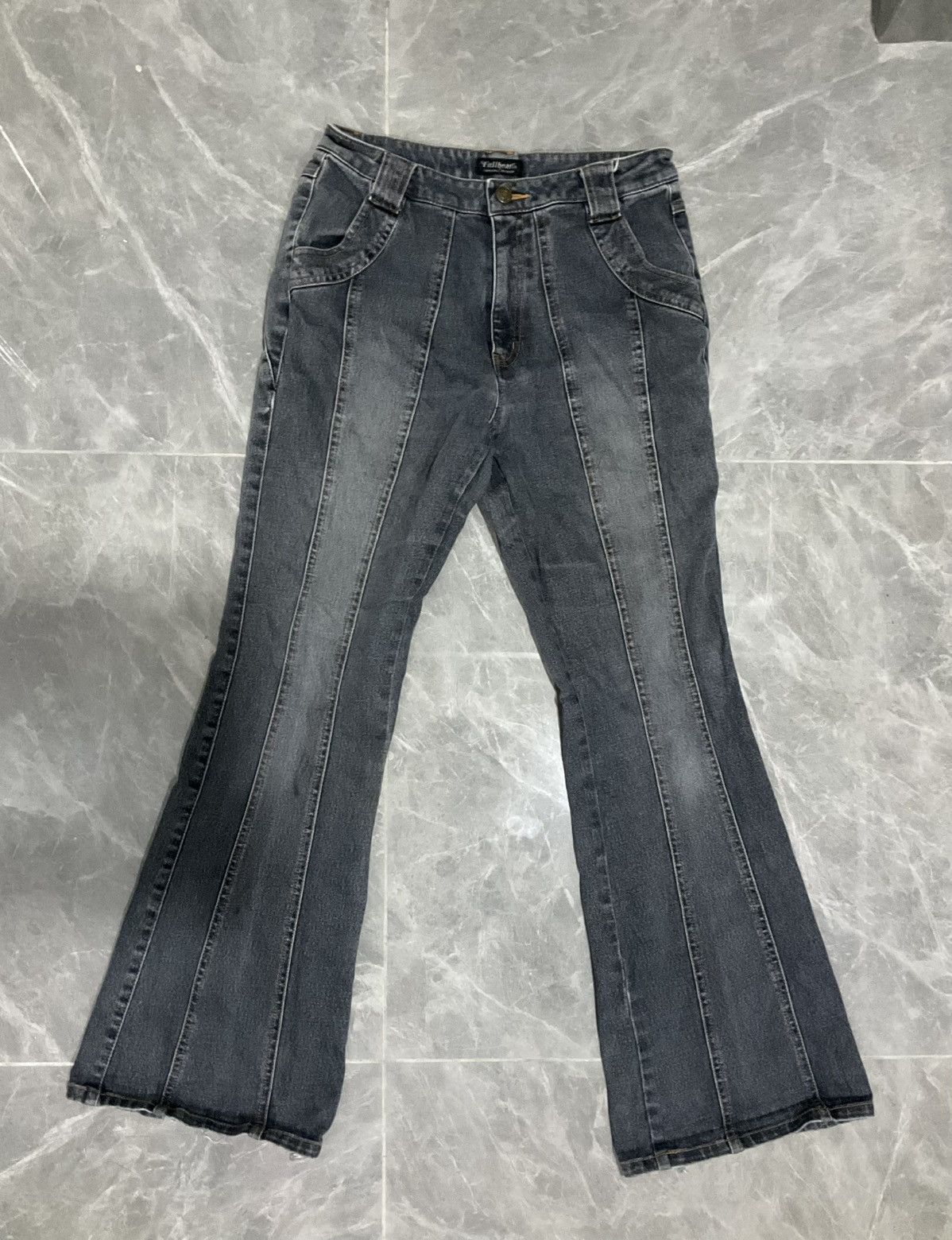 If Six Was Nine × Japanese Brand × Le Grande Bleu (L.G.B.) Casual Flared Leg Denim Jeans Bootcut Size 29" - 1 Thumbnail