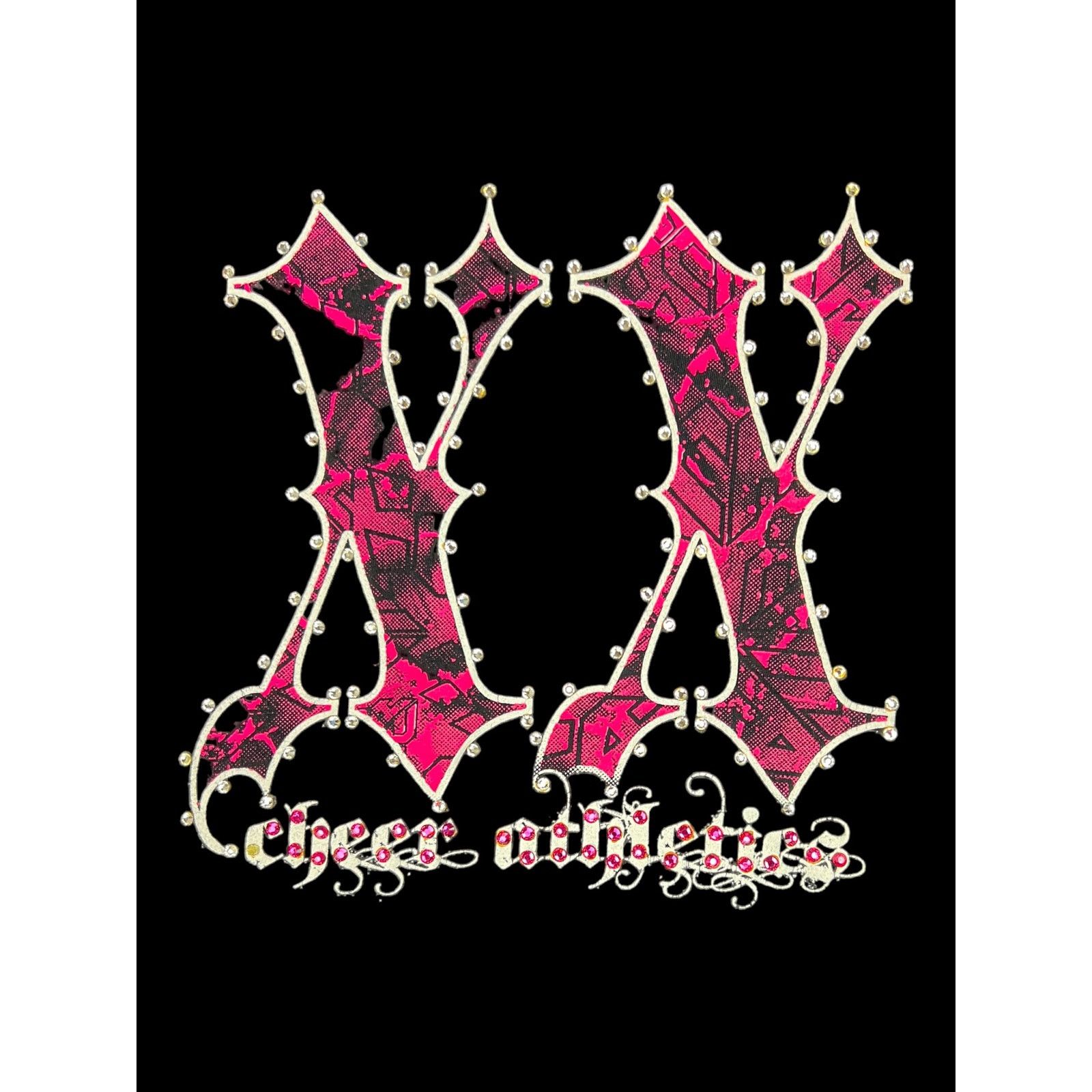 Vintage Cheer Athletics Panthers Vintage Blinged Competition Shirt Size M / US 6-8 / IT 42-44 - 3 Thumbnail