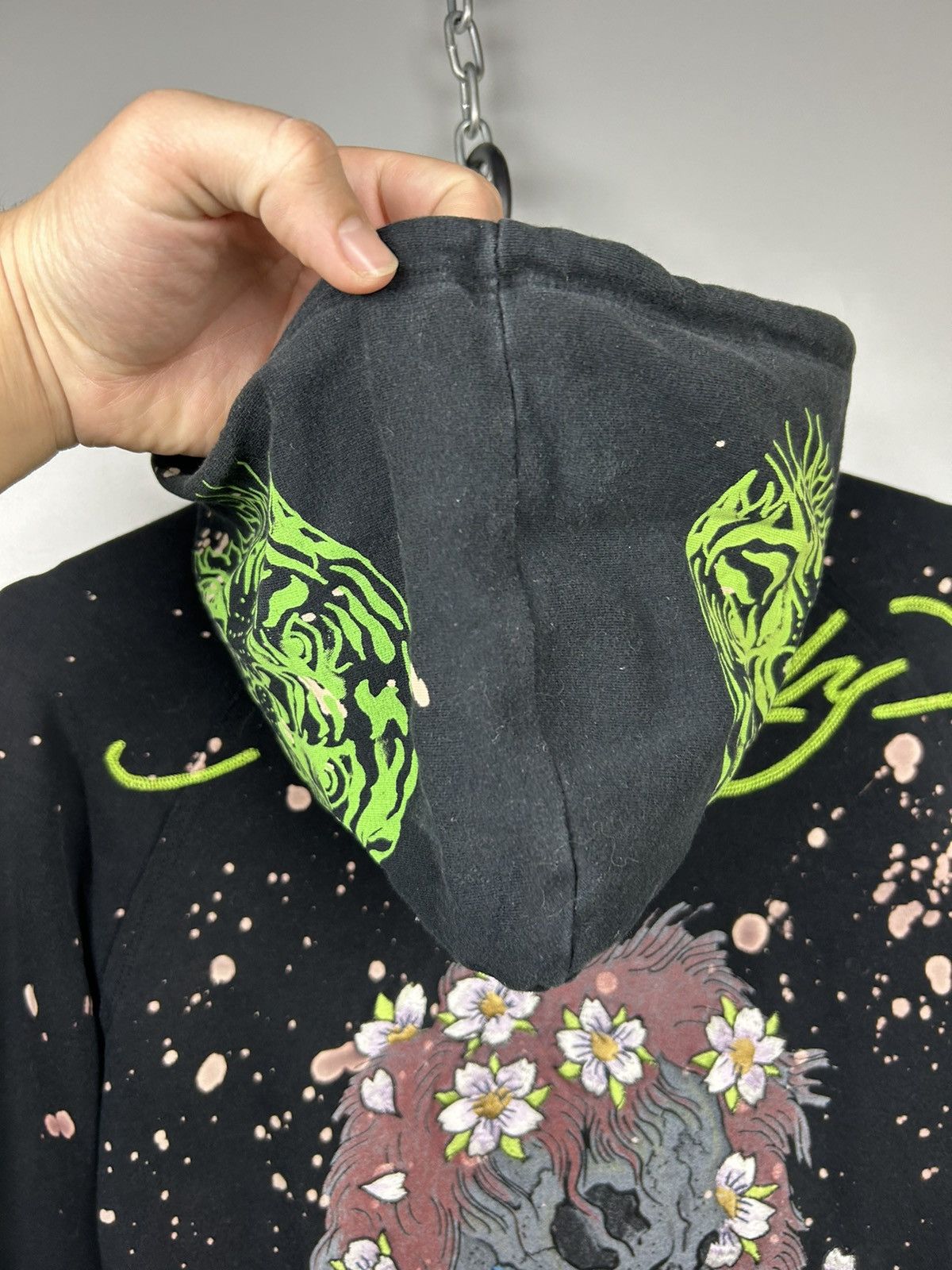 Christian Audigier × Ed Hardy × Vintage Vintage Ed Hardy Zip Up Hoodie Size XS / US 0-2 / IT 36-38 - 13 Thumbnail