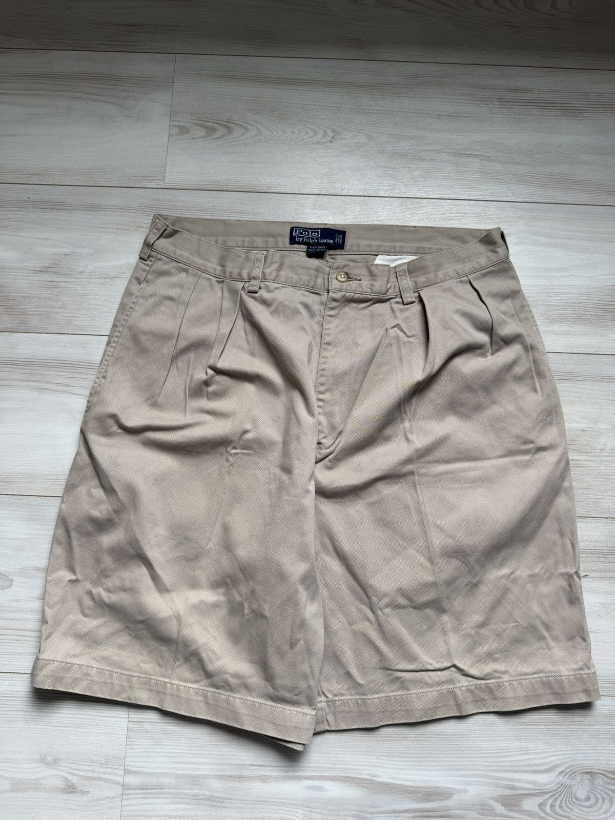 Polo Ralph Lauren Vintage Polo Ralph Lauren shorts Beige Streetwear style Size US 34 / EU 50 - 5 Thumbnail