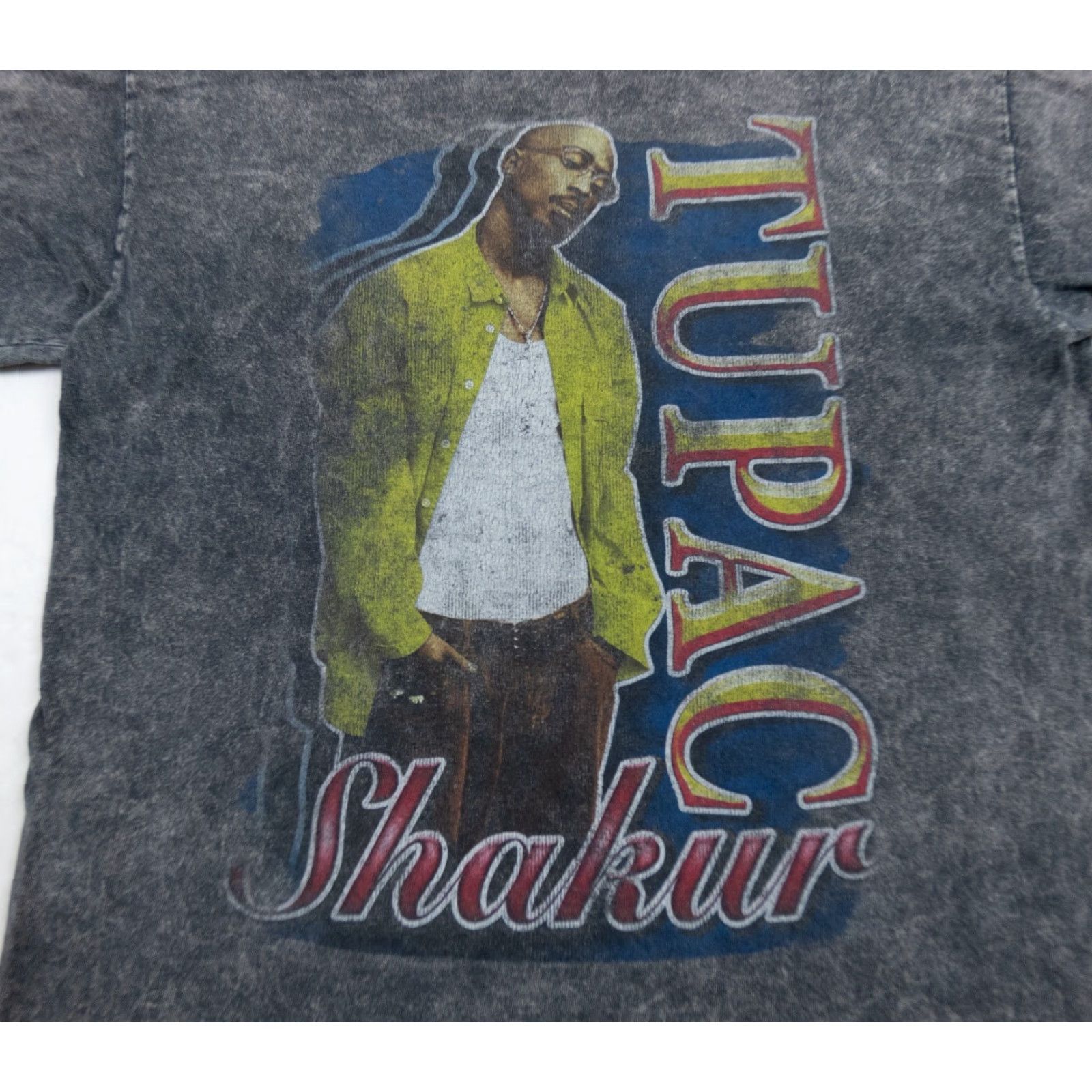 Vintage Tupac Shirt Mens Medium Gray 2pac Hip Hop Tee Crewneck Short Sleeve Logo Graphic Print T-Shirt Decade Hip Hop Brand 2pac Mens Size US M / EU 48-50 / 2 - 2 Thumbnail