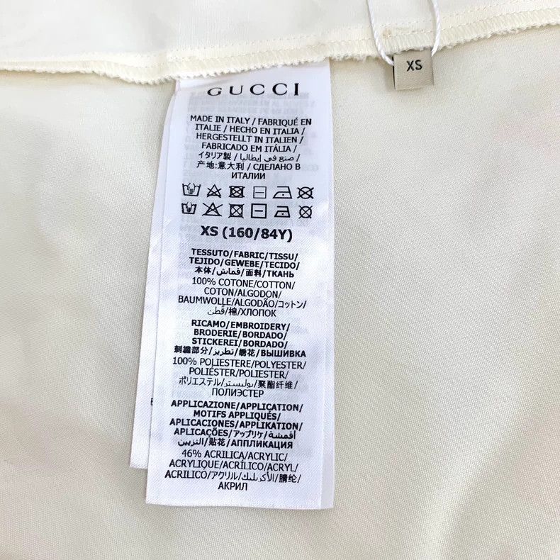 Gucci Gucci Beige cotton pocket striped webbing lapel short-slee Size XS / US 0-2 / IT 36-38 - 7 Thumbnail