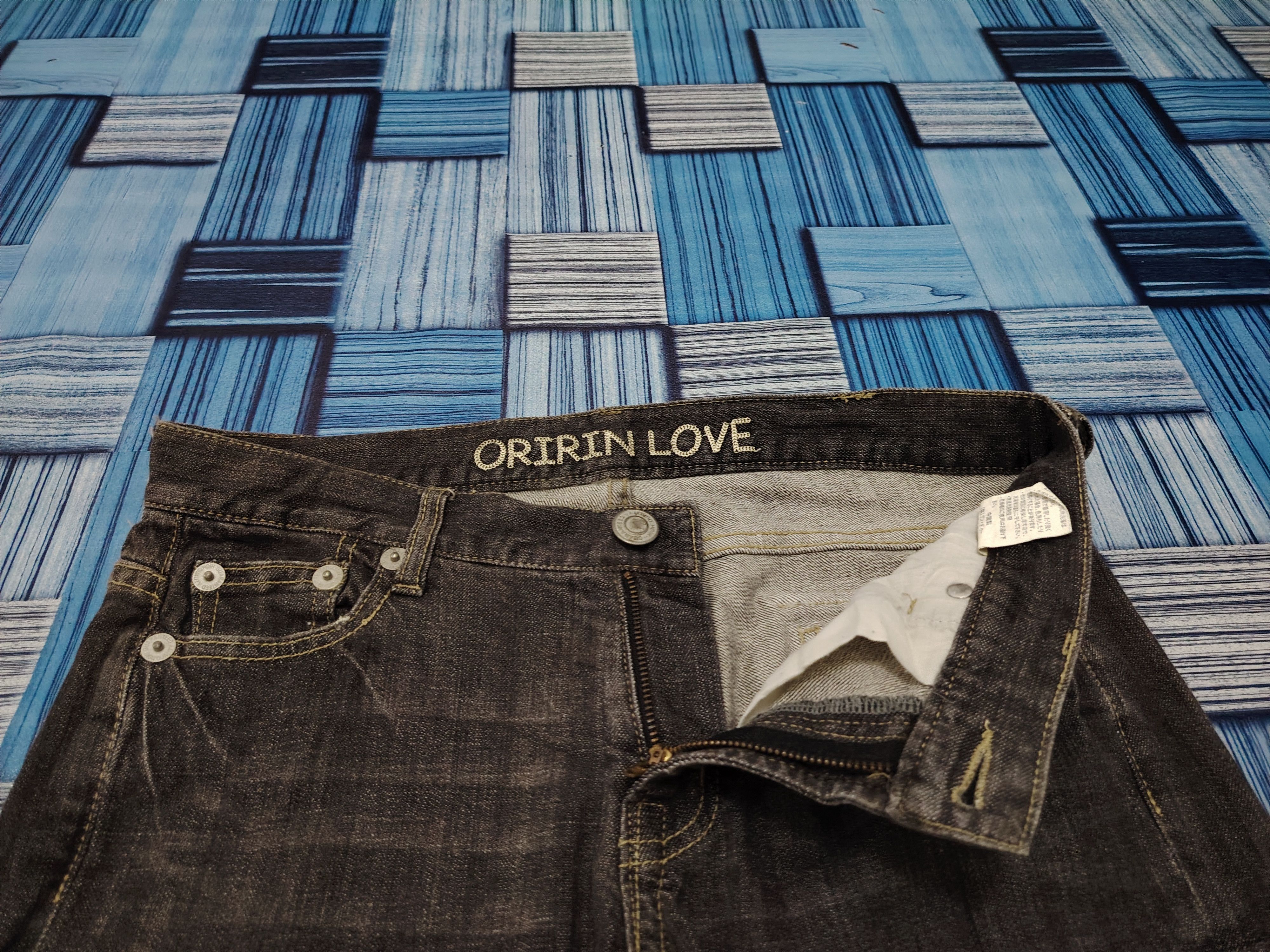 If Six Was Nine Japan Oririn Love Black Jeans Flared Distressed Jeans Size US 30 / EU 46 - 8 Thumbnail