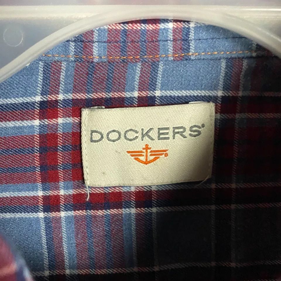Dockers Dockers Button Down Shirt Men's Large Plaid Long Sleeve L Size US L / EU 52-54 / 3 - 3 Thumbnail