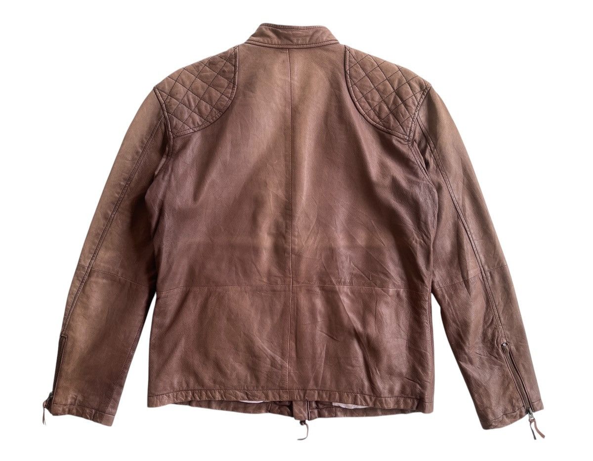 Vintage San Francisco Sheepskin Racer Biker Jacket Size US L / EU 52-54 / 3 - 3 Thumbnail