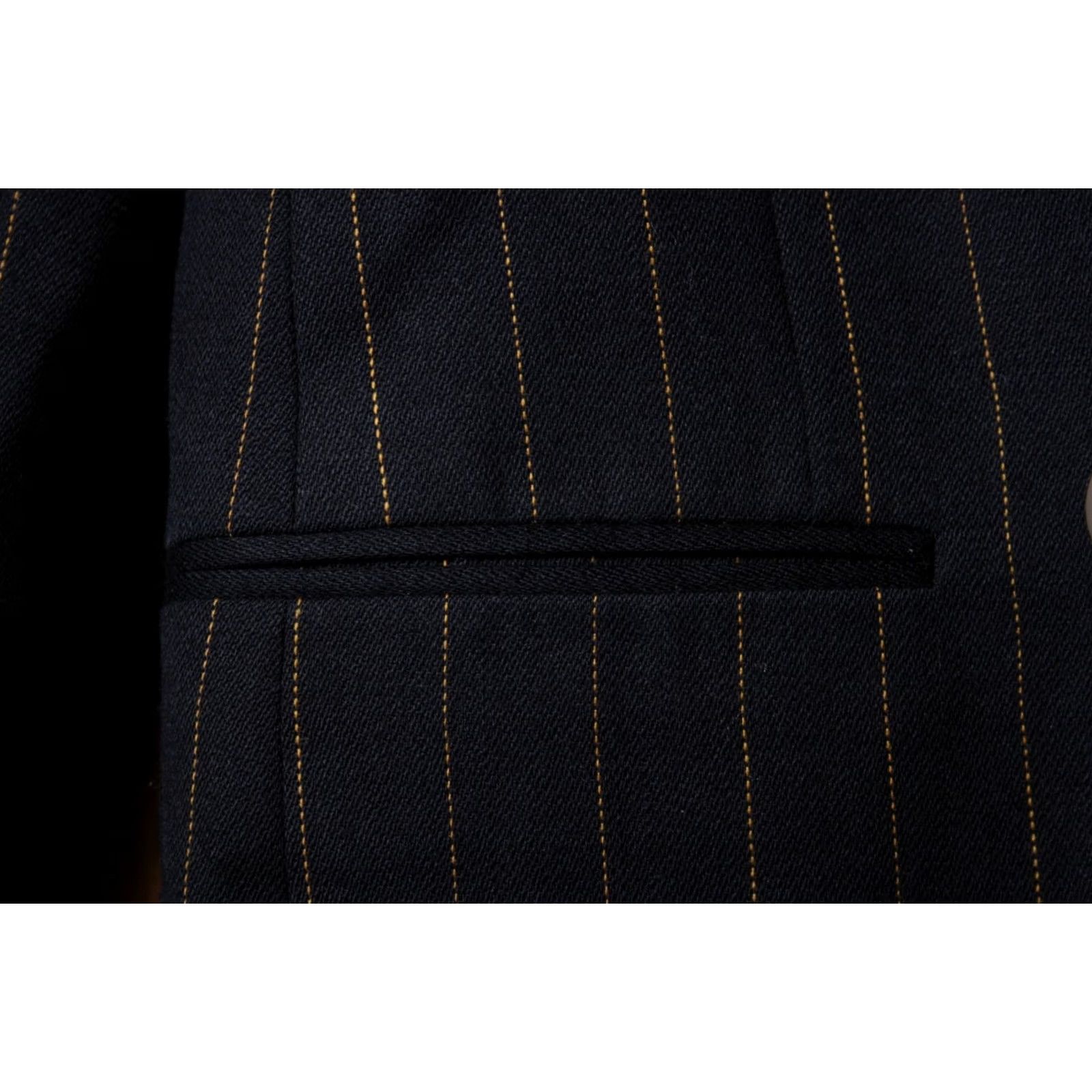 Doublet VINTAGE J. Peterman Blue Pinstriped Double Breasted Blazer Women's S Blue Pinstriped Blazer - Double Breasted Wool USA Made Womens Blazer Women XS? Size S / US 4 / IT 40 - 4 Thumbnail
