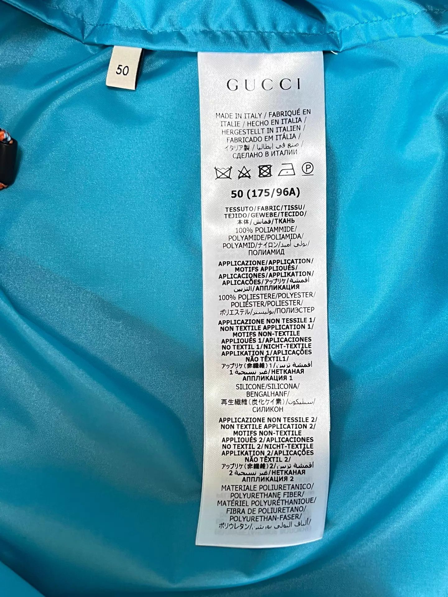 Gucci Gucci Men's Color Blocked Hooded Shell Jacket 50 Size US M / EU 48-50 / 2 - 7 Thumbnail