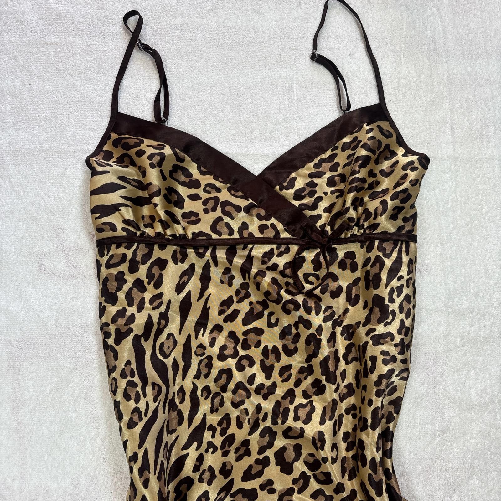Other y2k cheetah print silky slip dress Size M / US 6-8 / IT 42-44 - 3 Thumbnail
