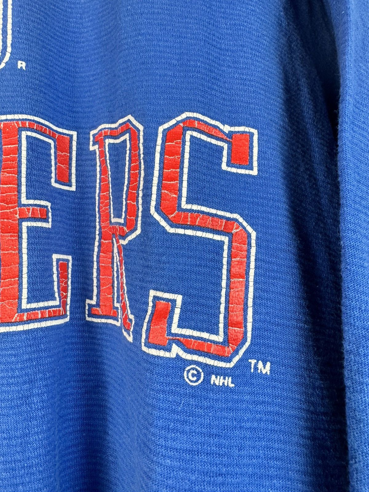 NHL Vintage 80’s Russell NHL New York Rangers Hoodie Size L Size US L / EU 52-54 / 3 - 5 Thumbnail