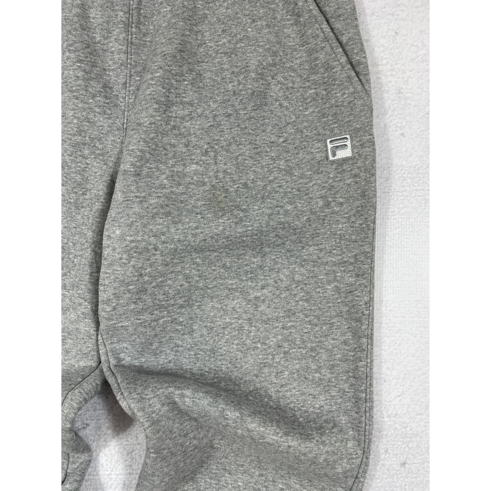 Fila Vintage Fila Grey Cuffed Sweatpants - Women's Large Size 28" / US 6 / IT 42 - 3 Thumbnail