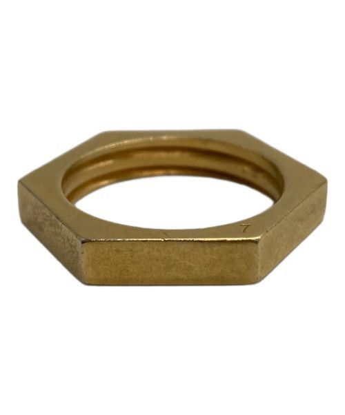 Maison Margiela Maison Margiela BOLT&NAT RING Gold Size 7 Size ONE SIZE - 2 Thumbnail