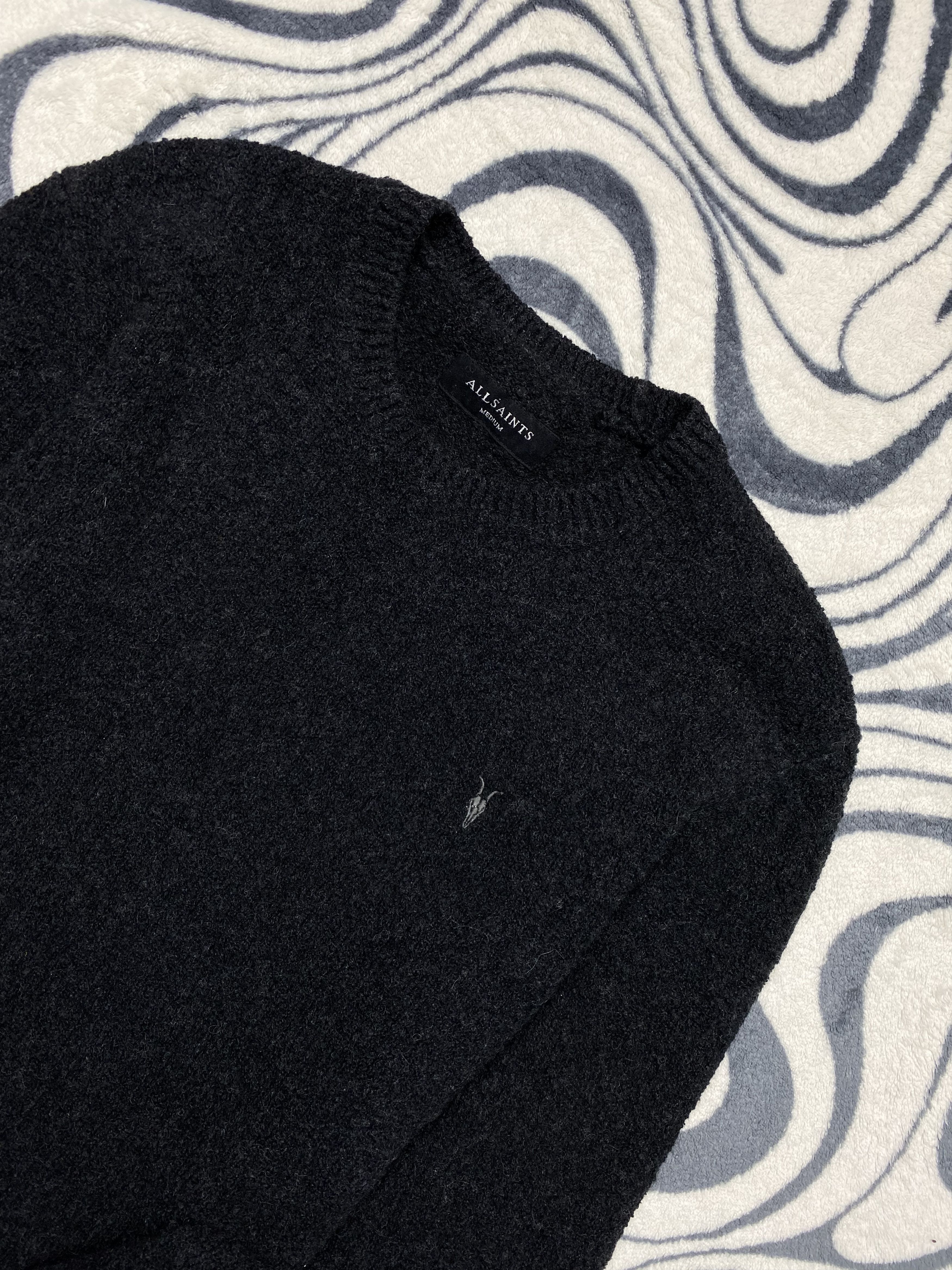 Allsaints Allsaints Mens Mohair Oversized Sweater Y2K Size US M / EU 48-50 / 2 - 2 Thumbnail
