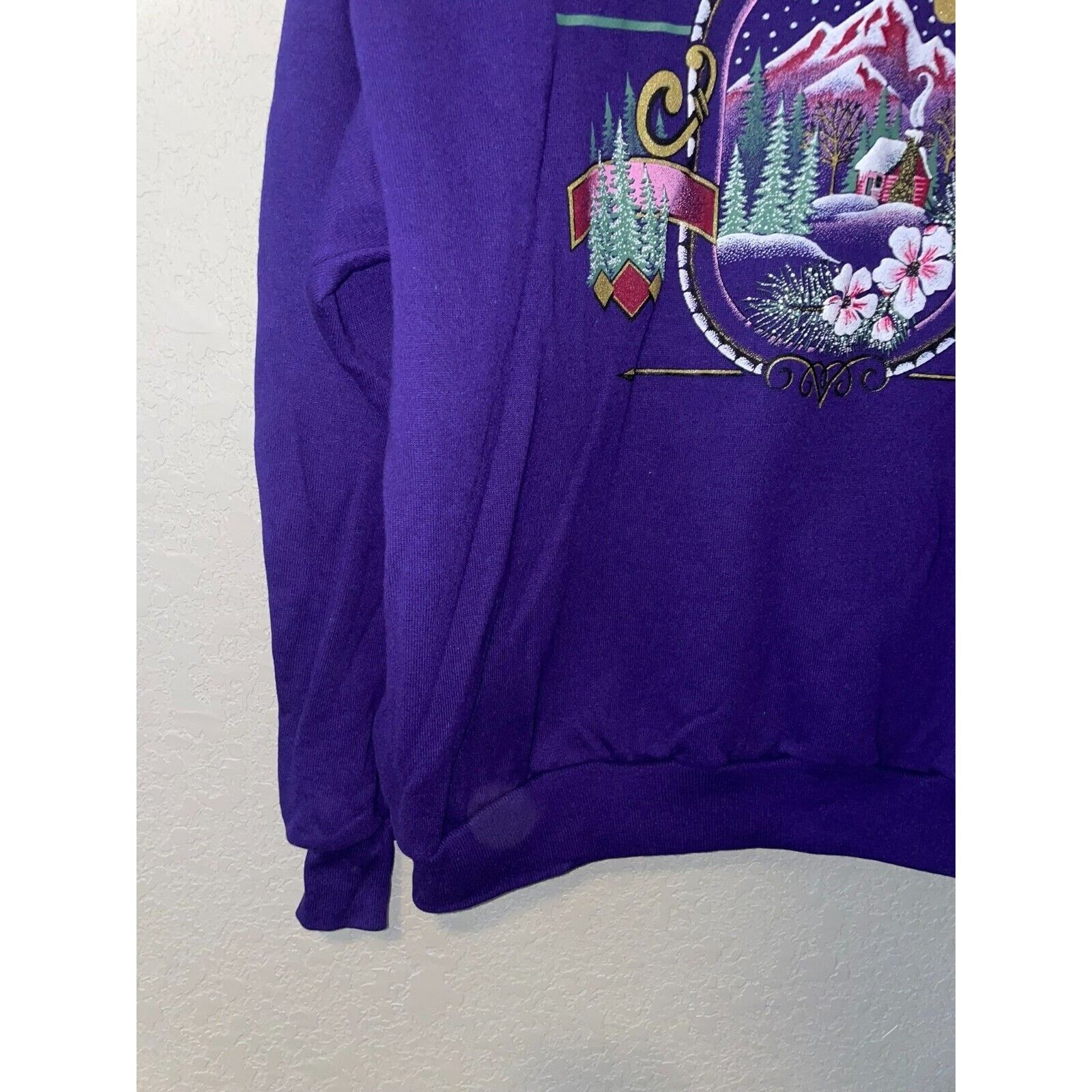 Jerzees Vintage South Dakota Sweatshirt Winter Cabin Crewneck 90s L Size US L / EU 52-54 / 3 - 9 Thumbnail