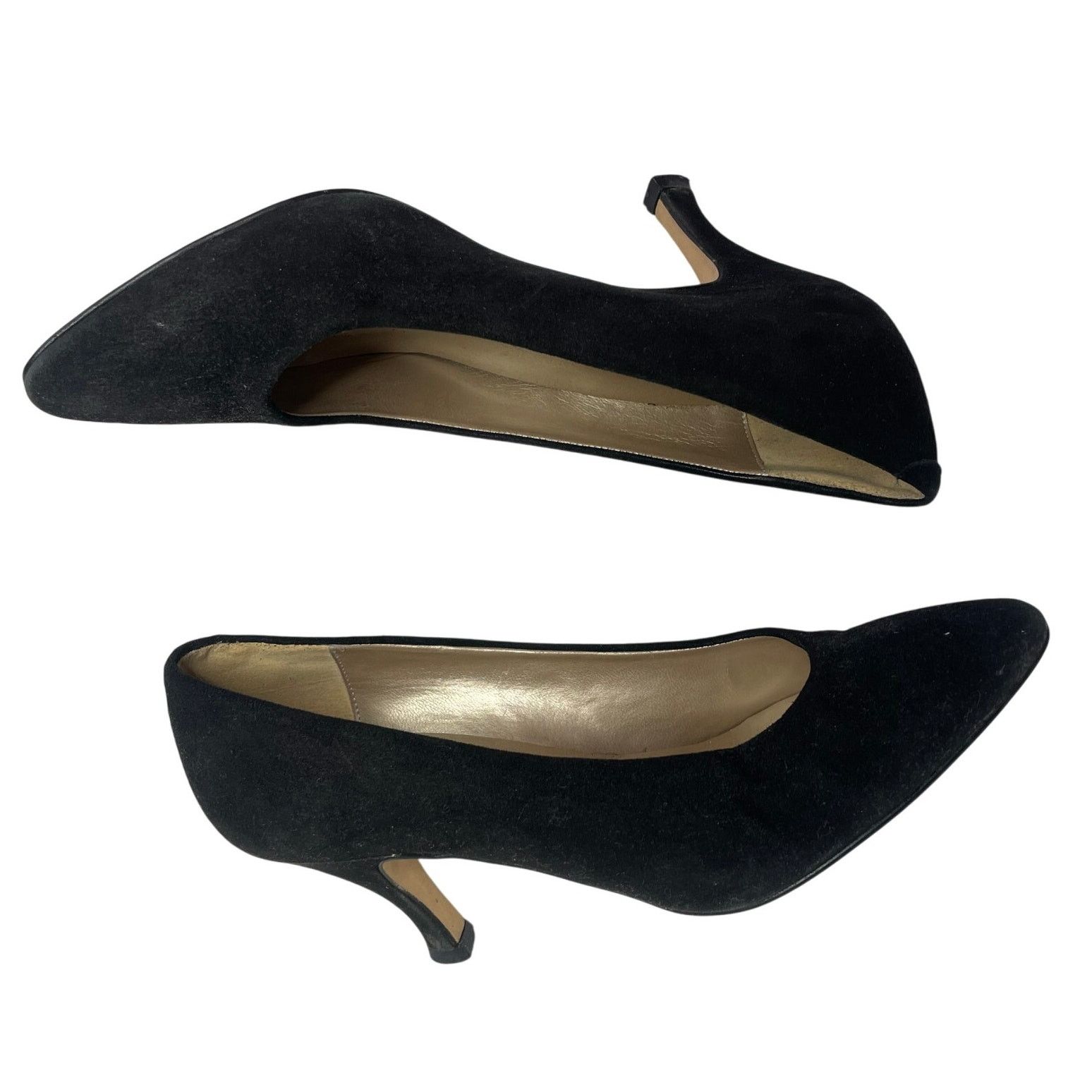 Other Bandolino Black Suede Heels Size US 6.5 / IT 36.5 - 6 Thumbnail