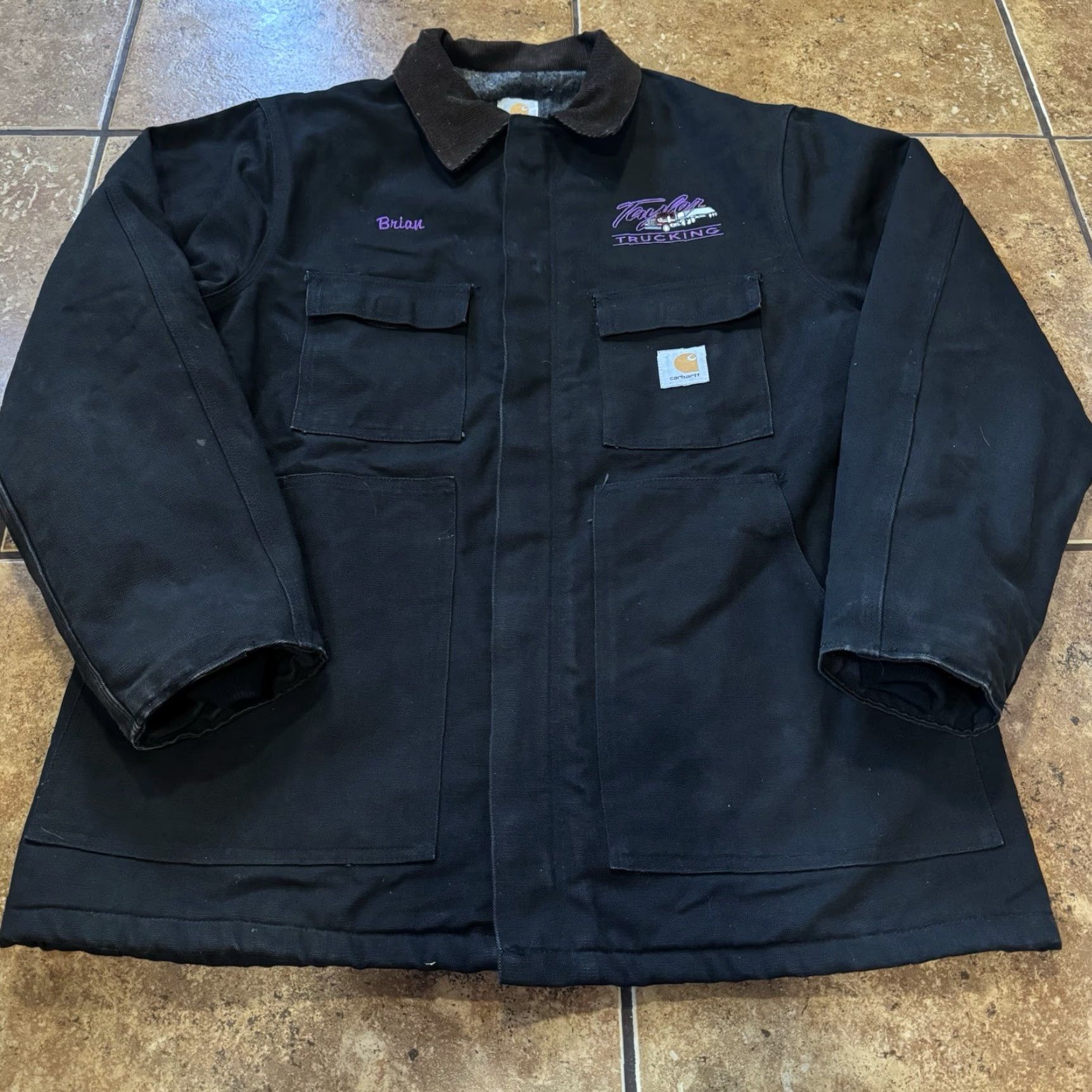 Carhartt Carhartt C03 Full Zip Black Canvas Work Jacket - Detroit USA Made - XL Men's Size US XL / EU 56 / 4 - 2 Thumbnail