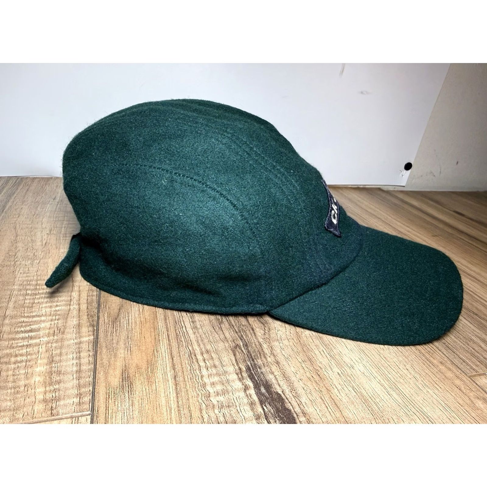Calvin Klein VINTAGE Calvin Klein Jeans Green Wool Panel Pocket Hat Cap Strapback 90s Unisex Adults One Size Mens Womens Size US 35 - 4 Thumbnail