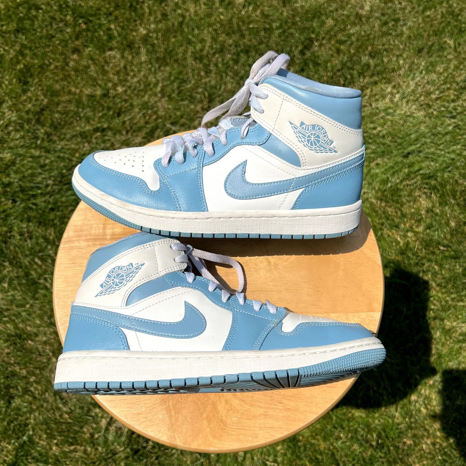 Jordan Brand × Nike Size 8.5 - Air Jordan 1 Mid University Blue Women's Shoes Size US 8.5 / IT 38.5 - 3 Thumbnail