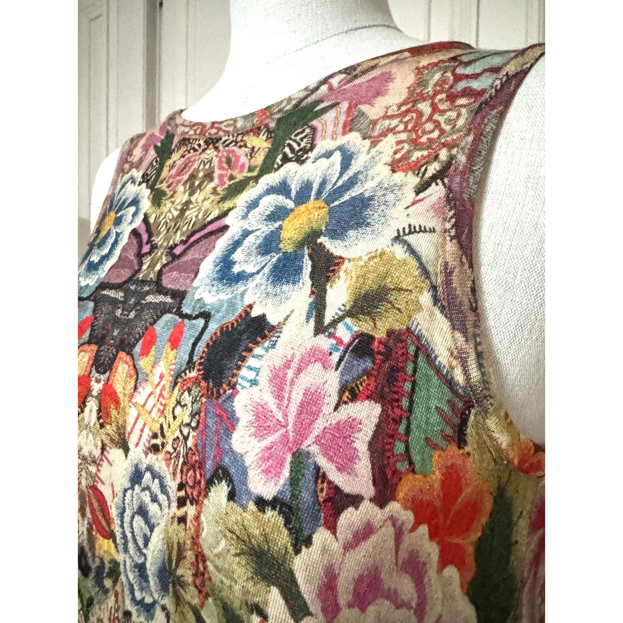 Alexander McQueen Printed Wool Dress Size M / US 6-8 / IT 42-44 - 3 Thumbnail