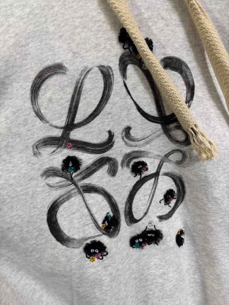 Loewe LOEWE Small coal ball printed hooded long-sleeved sweater Size US XL / EU 56 / 4 - 8 Thumbnail