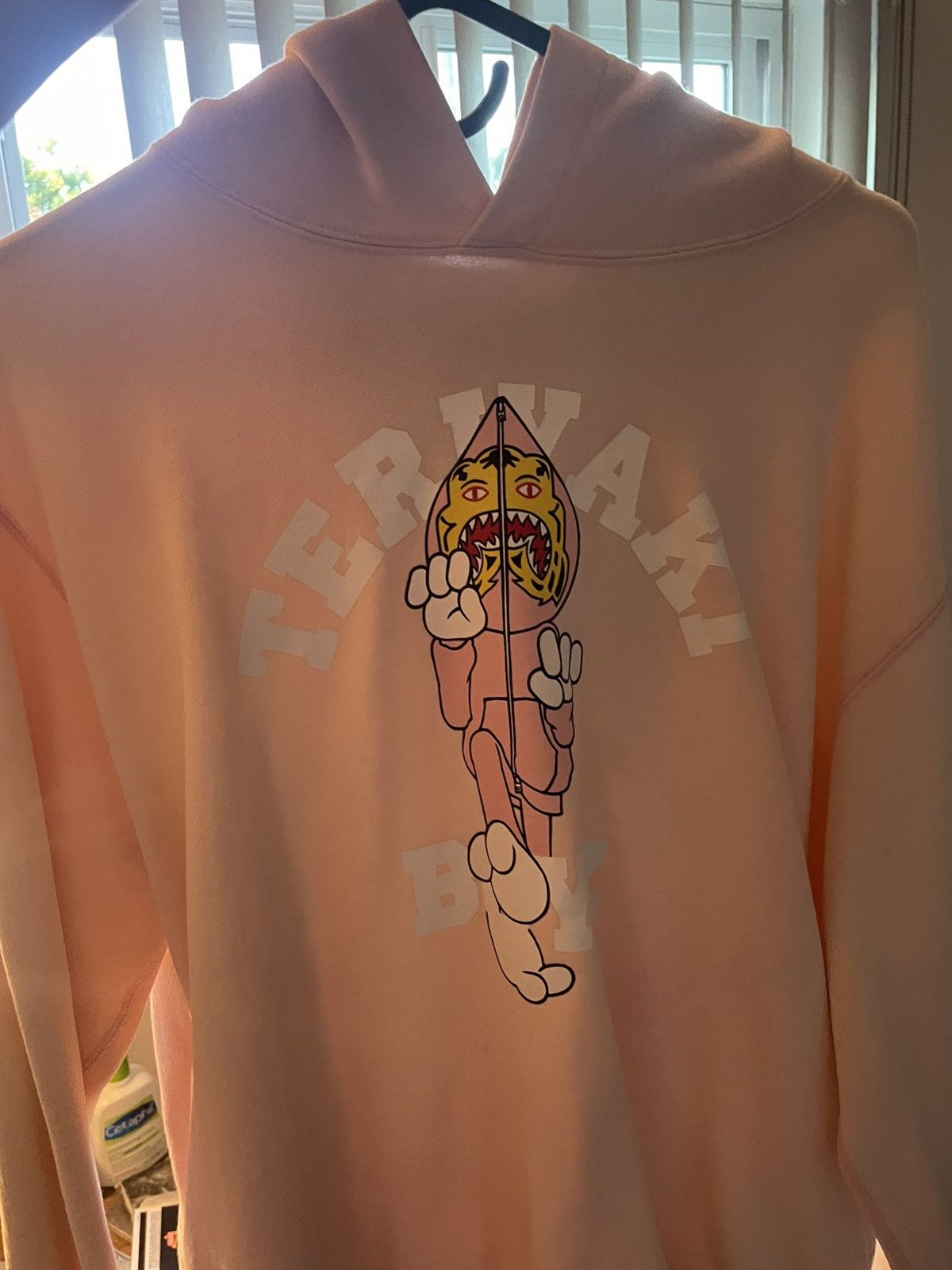 Bape Teriyaki Boyz Hoodie - Pink/Salmon (RARE) Size US L / EU 52-54 / 3 - 1 Thumbnail