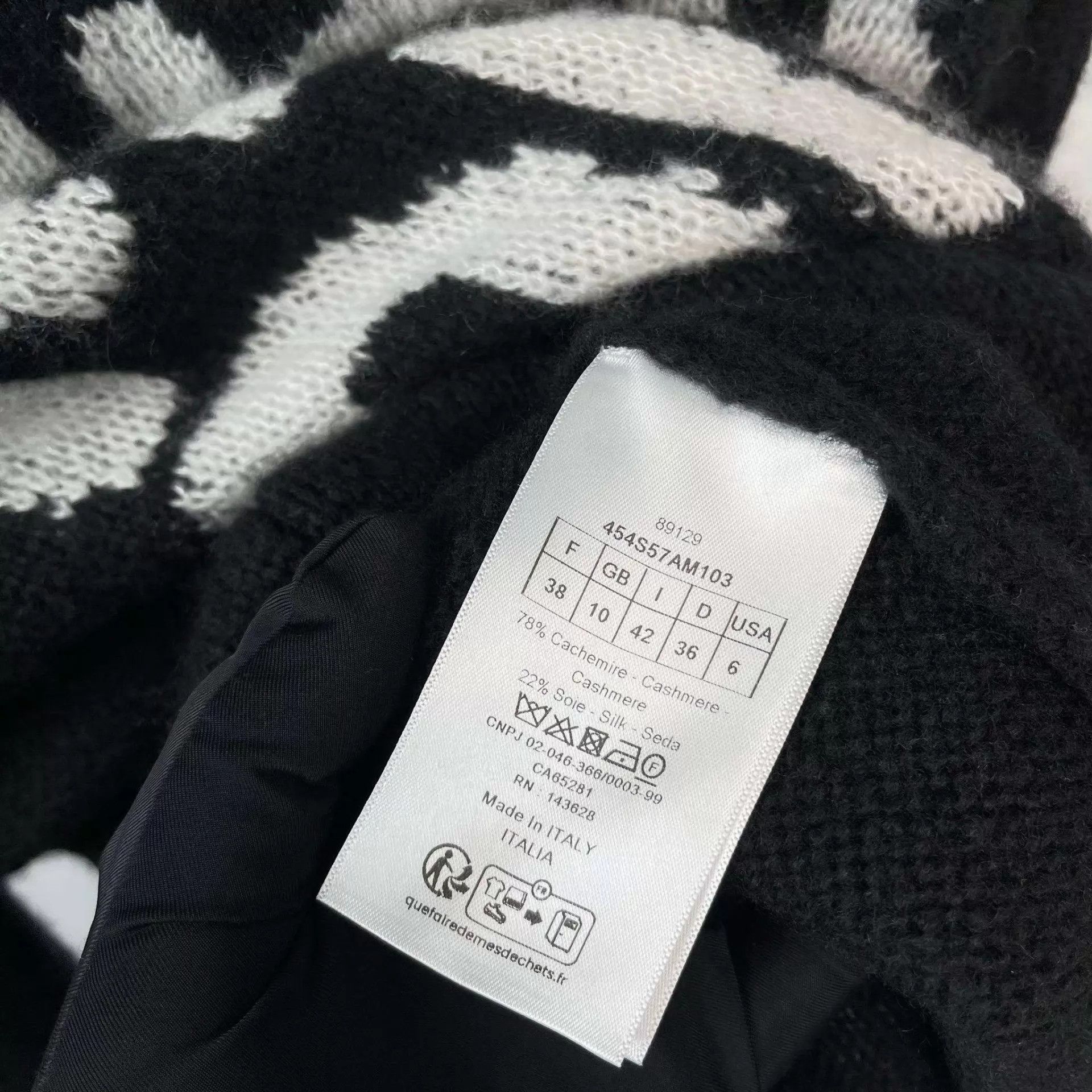 Dior Dior Logo Cashmere Sweater 38 Size S / US 4 / IT 40 - 4 Thumbnail