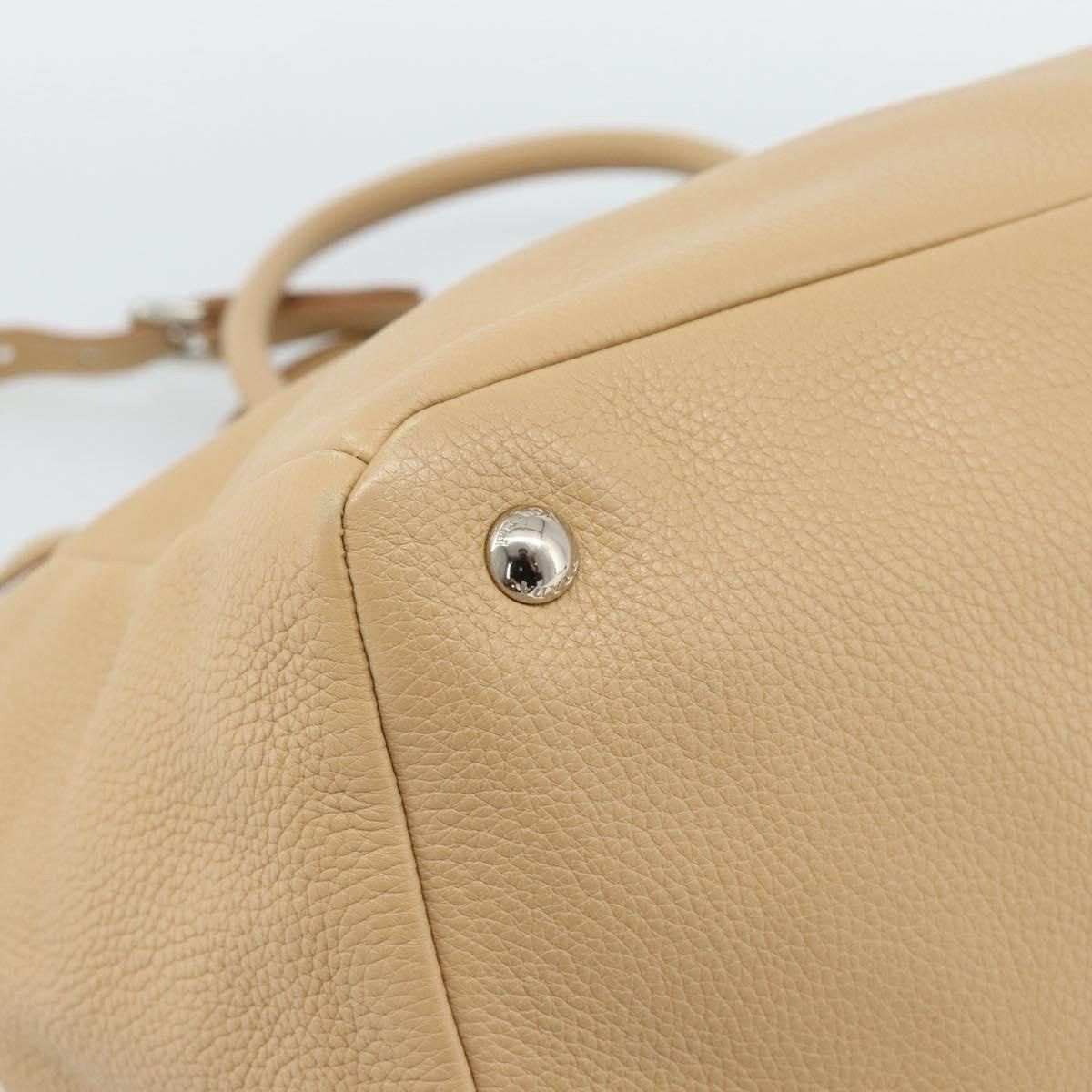 Prada Prada Vitello Handbag Beige Size ONE SIZE - 12 Thumbnail