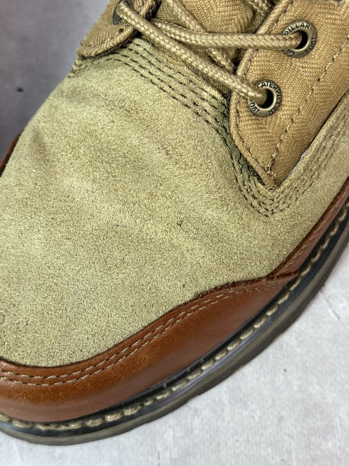 Nigel Cabourn Nigel Cabourn x Caterpillar Unisex leather Brown Utah Boots Size US 9.5 / EU 42-43 - 6 Thumbnail