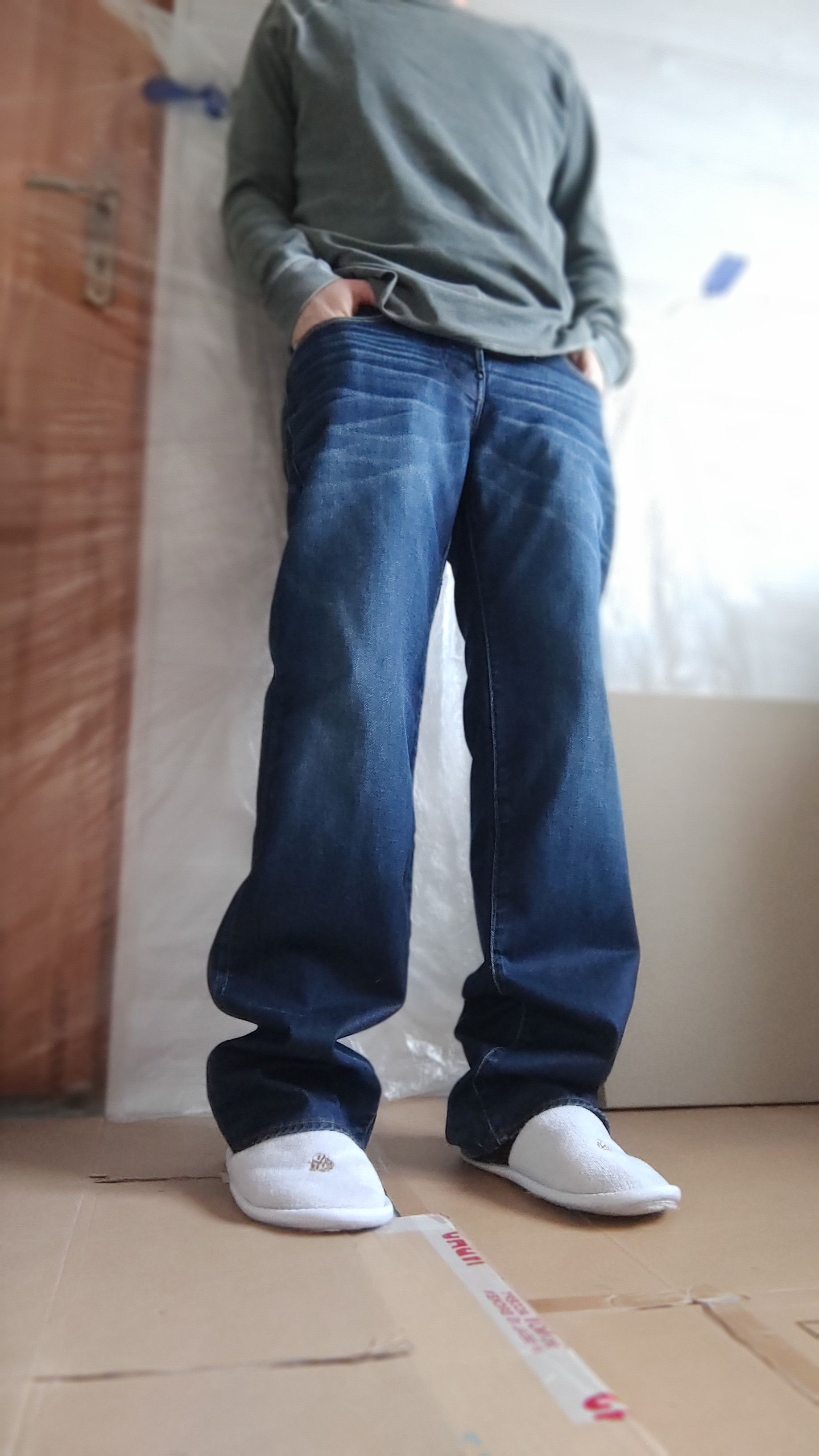 G-Star Flared Raw Denim Stacked Pants Skinny Baggy Alt Neo Goth 31 Size US 31 - 12 Thumbnail