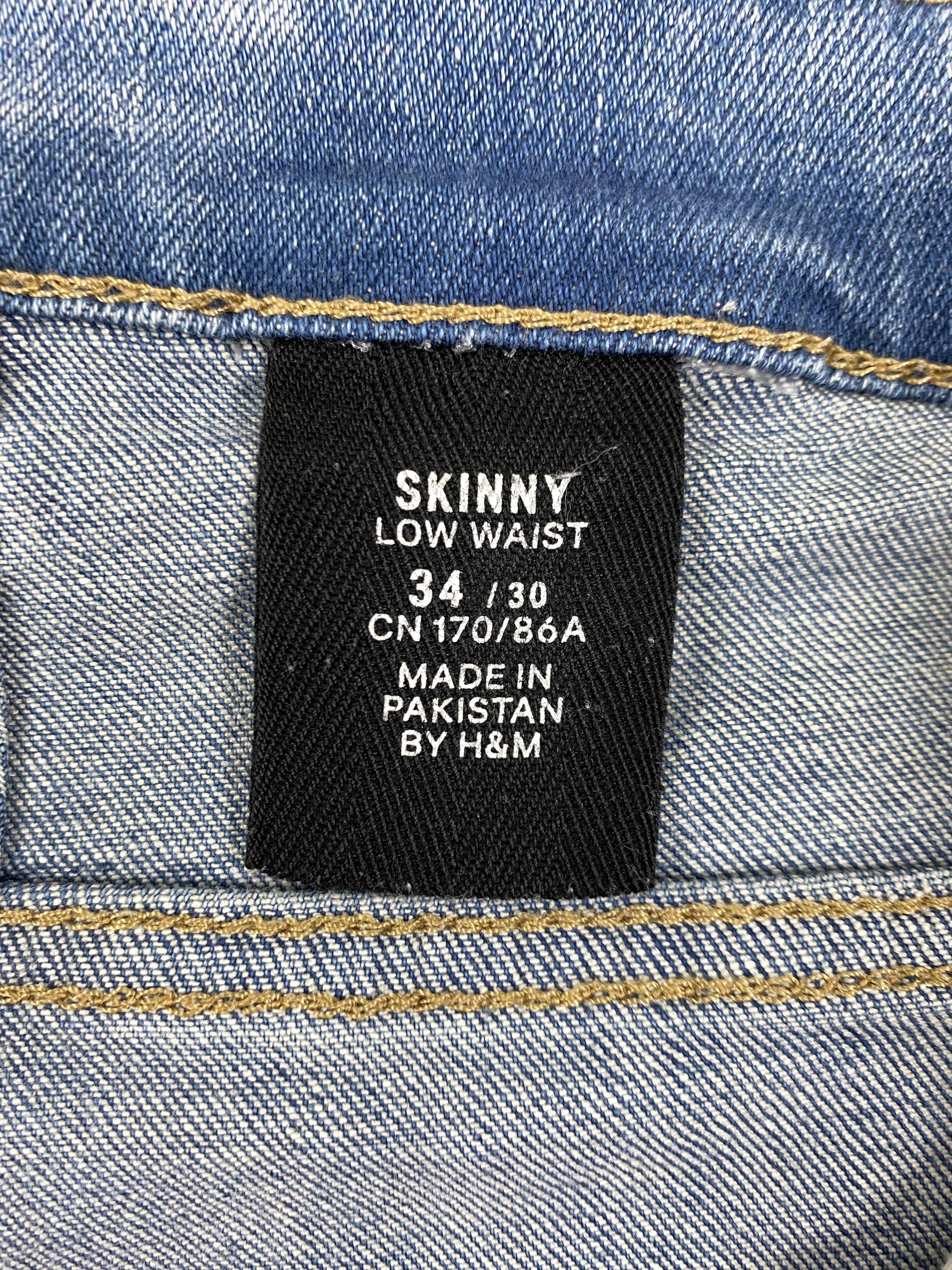 H&M H&M Japanese Brand Distressed Denim 34x28.5 -JN013 Size US 34 / EU 50 - 16 Thumbnail
