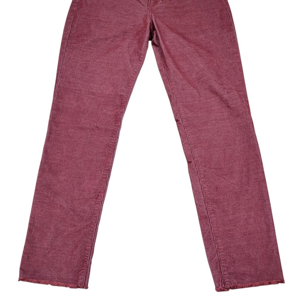 Other Carve Designs Carson Cord Hi-Rise Fray Ankle Rust Pants Wome Size 30" / US 8 / IT 44 - 6 Thumbnail