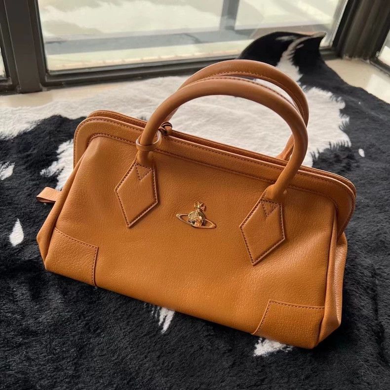 Vivienne Westwood Vivienne Westwood size os Saturn Handbag, Caramel Brown Size ONE SIZE - 1 Thumbnail