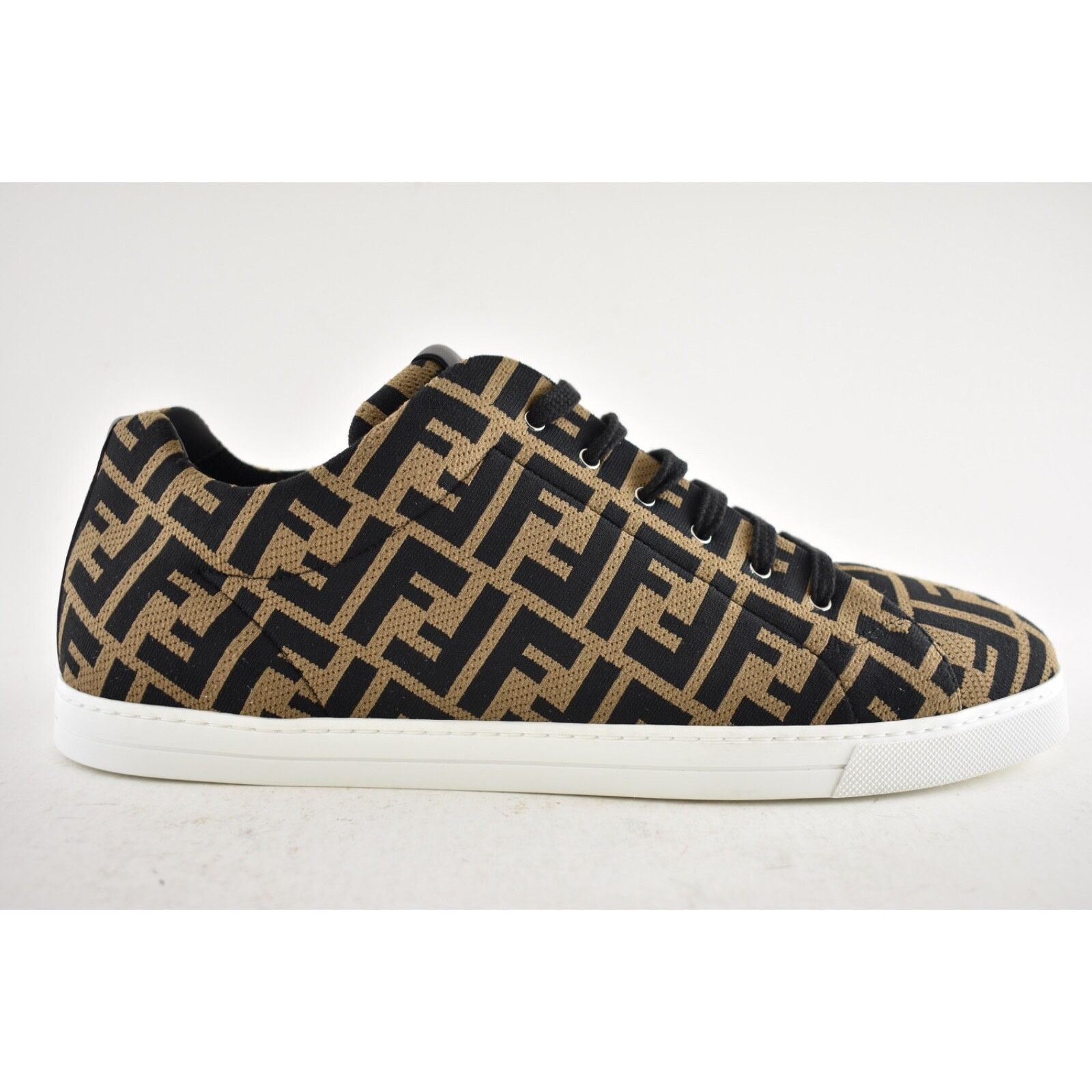 Fendi Fendi Forever Allover Logo Monogram Tabacco Brown Black Size US 13 / EU 46 - 2 Thumbnail