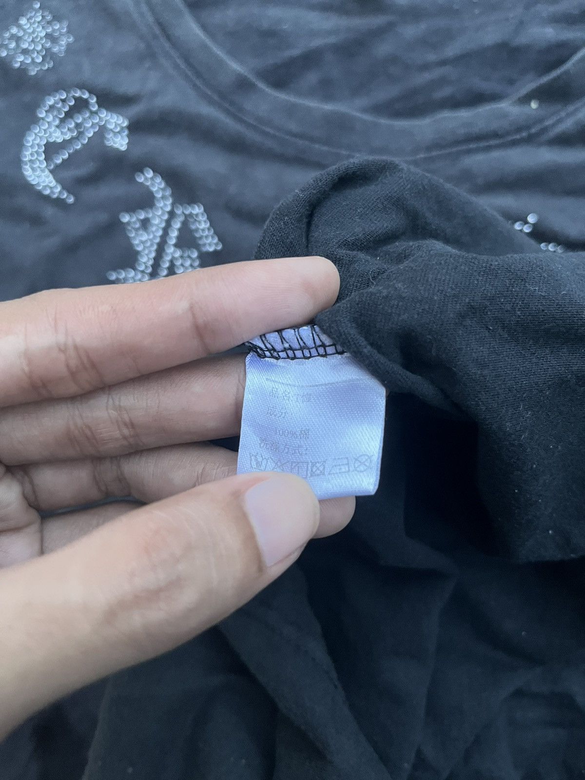 If Six Was Nine × Japanese Brand × Le Grande Bleu (L.G.B.) ❗️ BINDING OFFER ❗️JAPANESE STUDED CROSS FADED CH Size US M / EU 48-50 / 2 - 10 Thumbnail