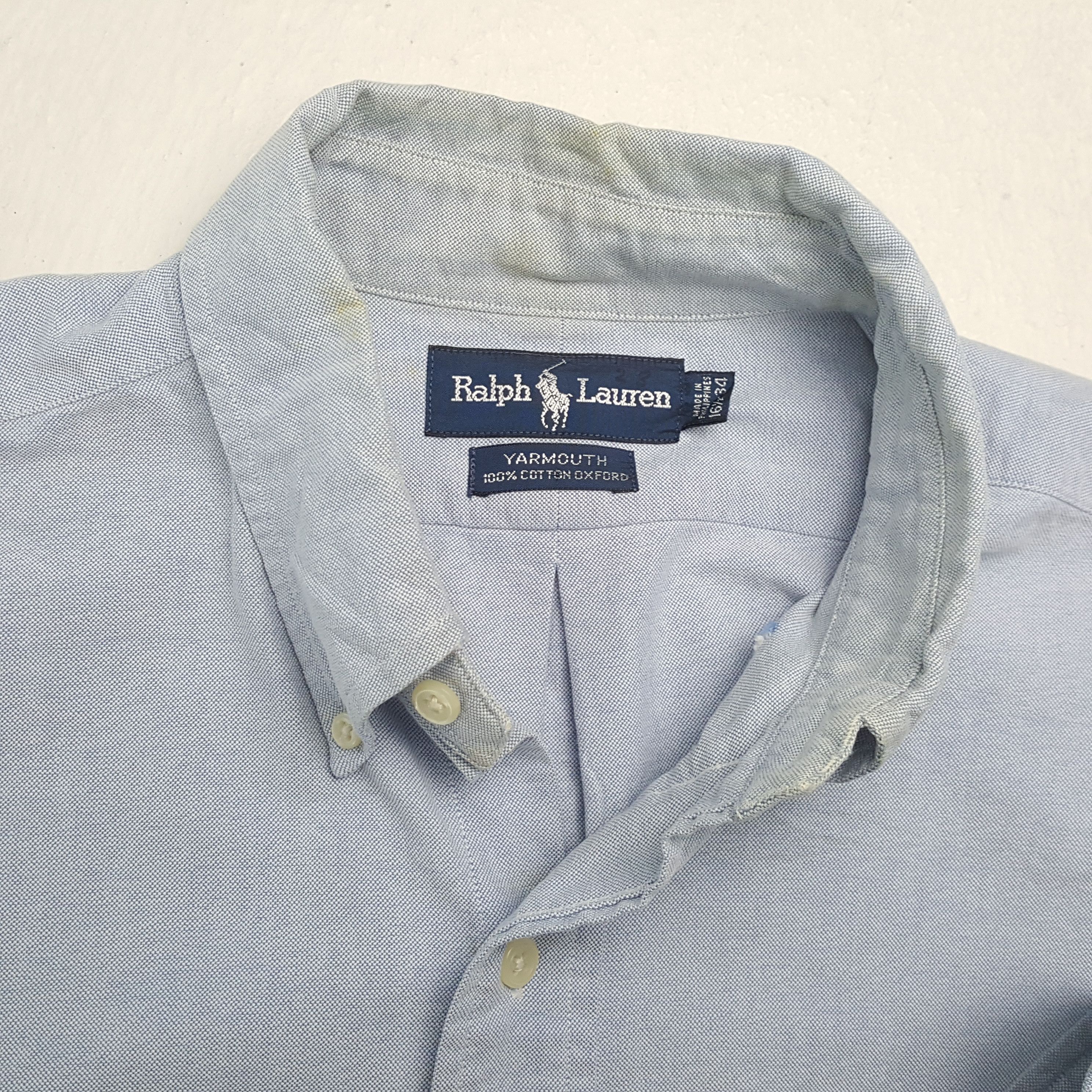 Polo Ralph Lauren × Vintage Vintage POLO by RALPH LAUREN Fashion Brand Shirt Size US XXL / EU 58 / 5 - 8 Thumbnail