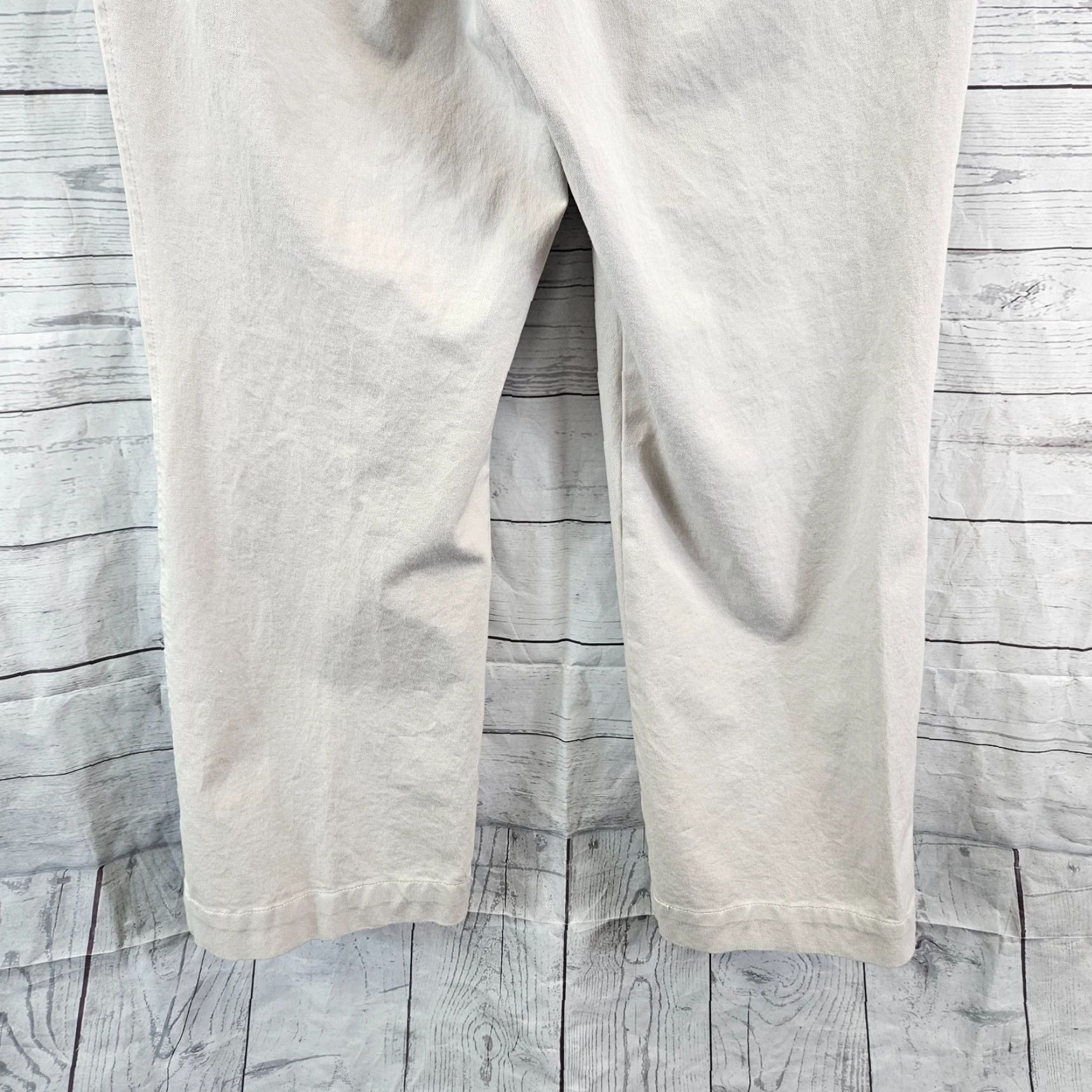 Eddie Bauer Eddie Bauer Womens Blakely Fit Pants Sz 6 Beige Mid Rise Straight Leg Chino Pants Womens Size 28" / US 6 / IT 42 - 5 Thumbnail