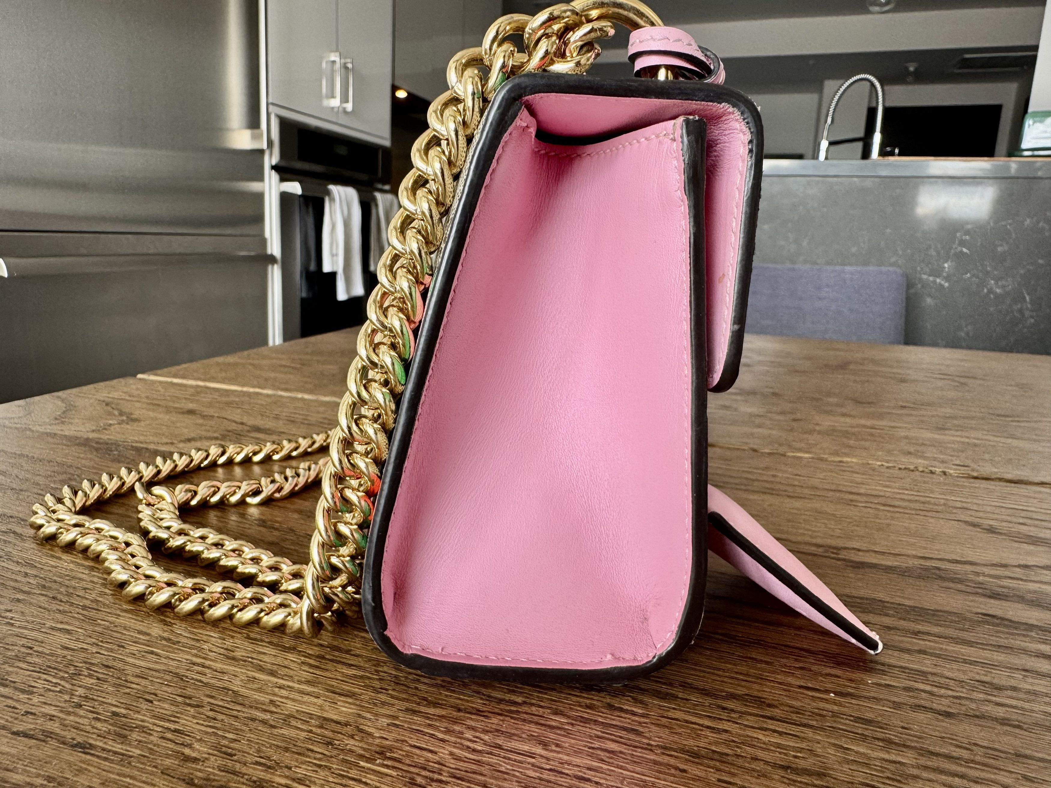 Gucci Gucci Padlock Strawberry Small Shoulder Bag Size ONE SIZE - 6 Thumbnail