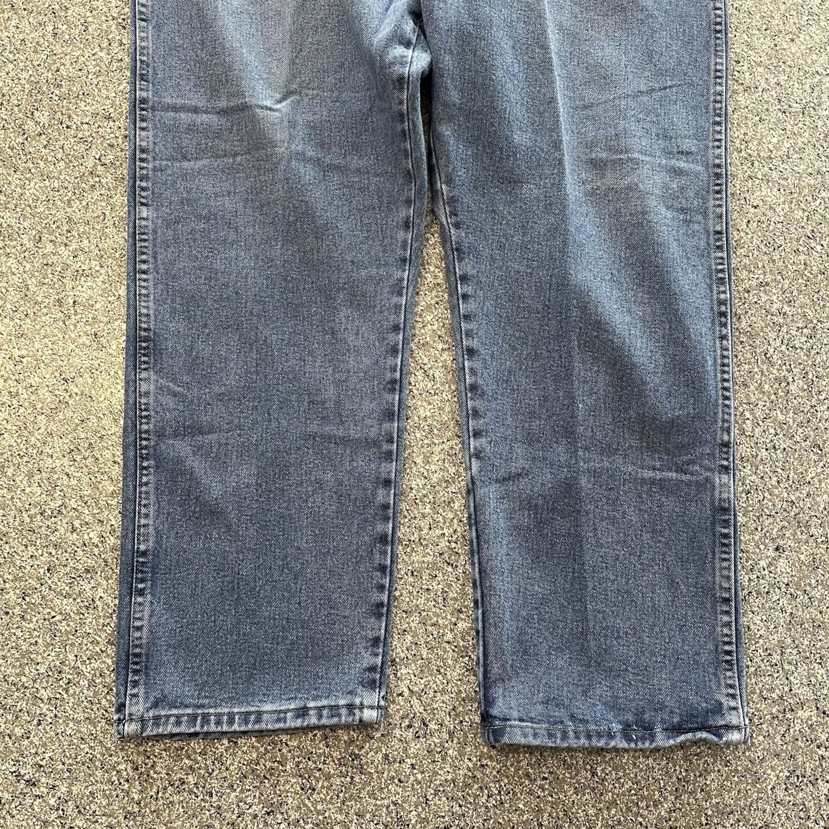 Wrangler Wrangler Jeans Mens 42x30 Rugged Wear Relaxed Fit Light Wash Denim Size US 42 / EU 58 - 6 Thumbnail